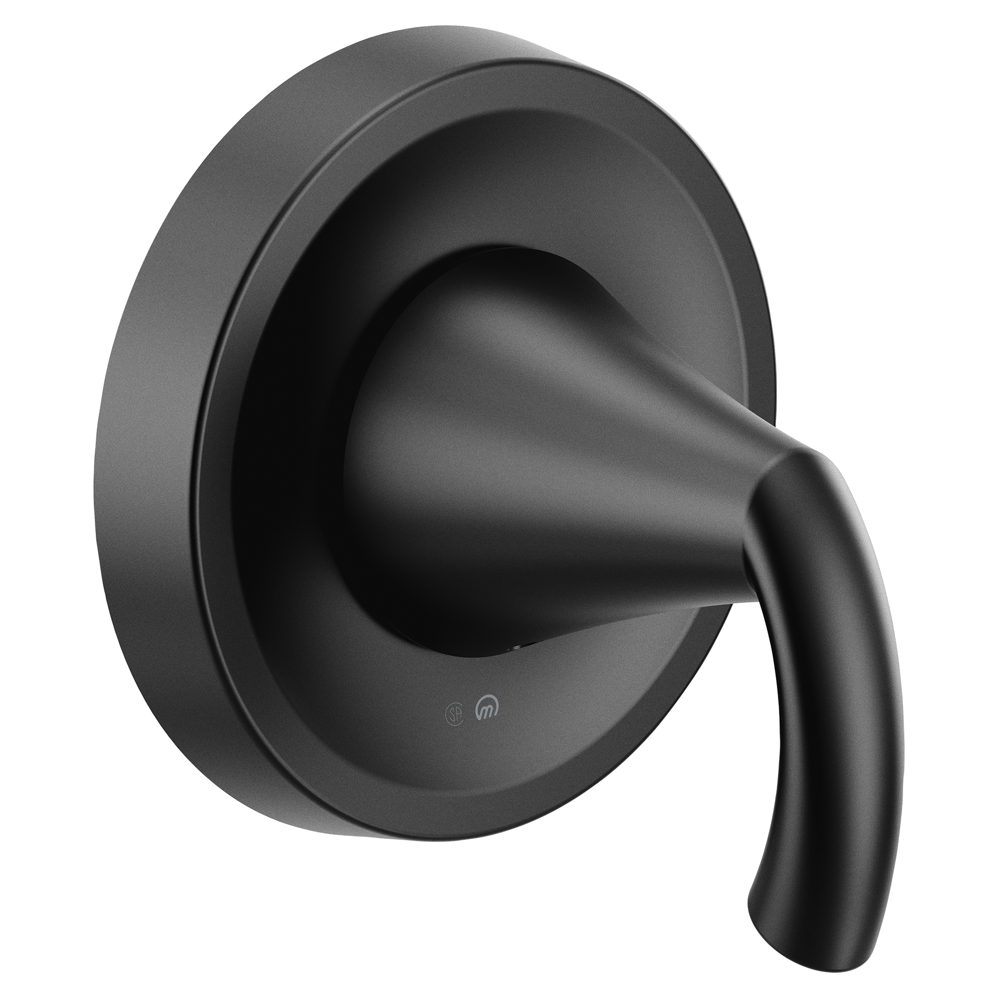 Moen UT2721BL Glyde Matte Black 1-handle Shower Faucet (Valve Not Included)
