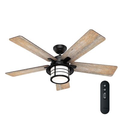 Matte Black Led Ceiling Fan With Remote, Why Do The Lights On My Ceiling Fan Blink