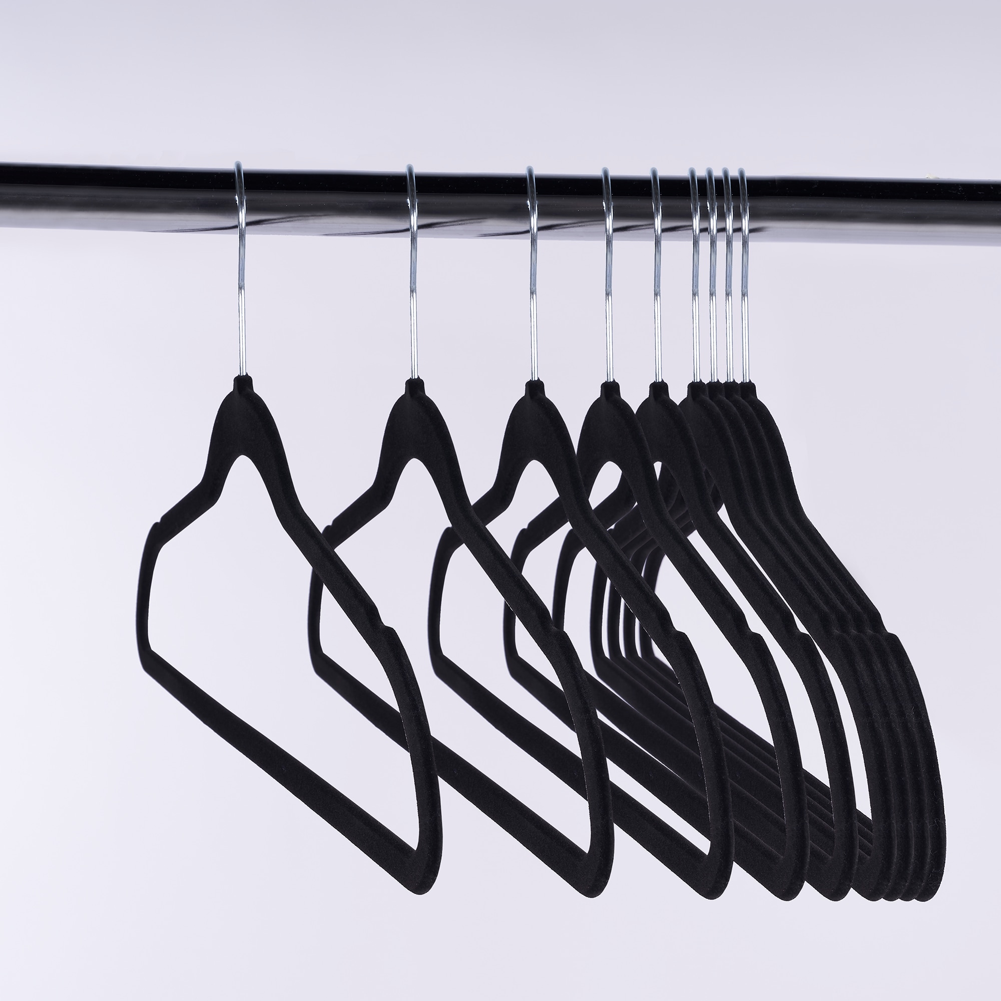 Honey-Can-Do Non-Slip Plastic Rubberized Suit Clothes Hangers
