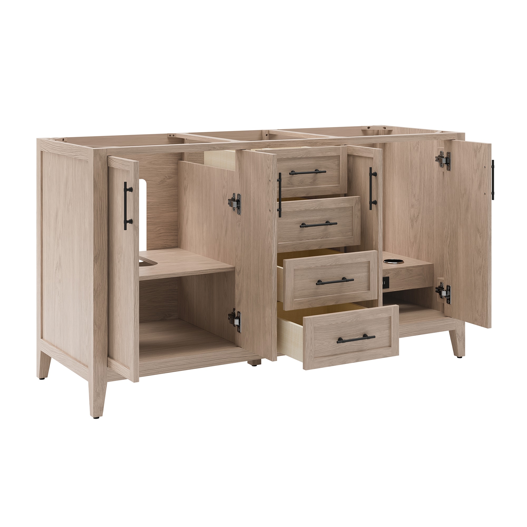 Fresca FCB4260OAK-CWH-U Bath-Vanity-Combo - View #8