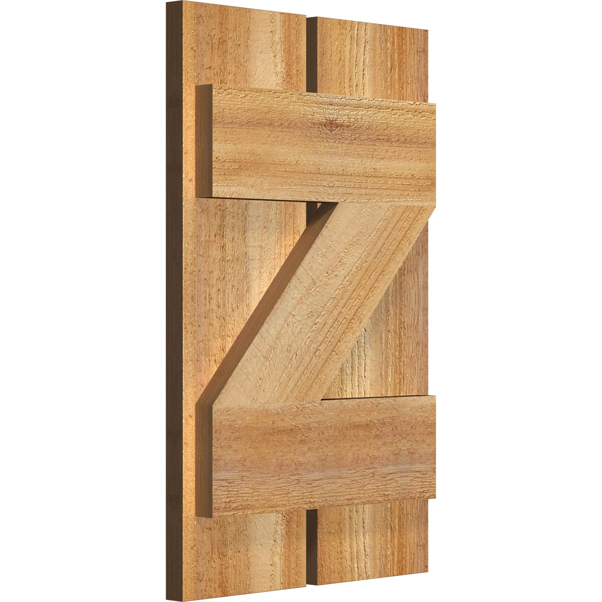 Ekena Millwork RBS06Z11X018RWR Exterior-Shutters - View #2