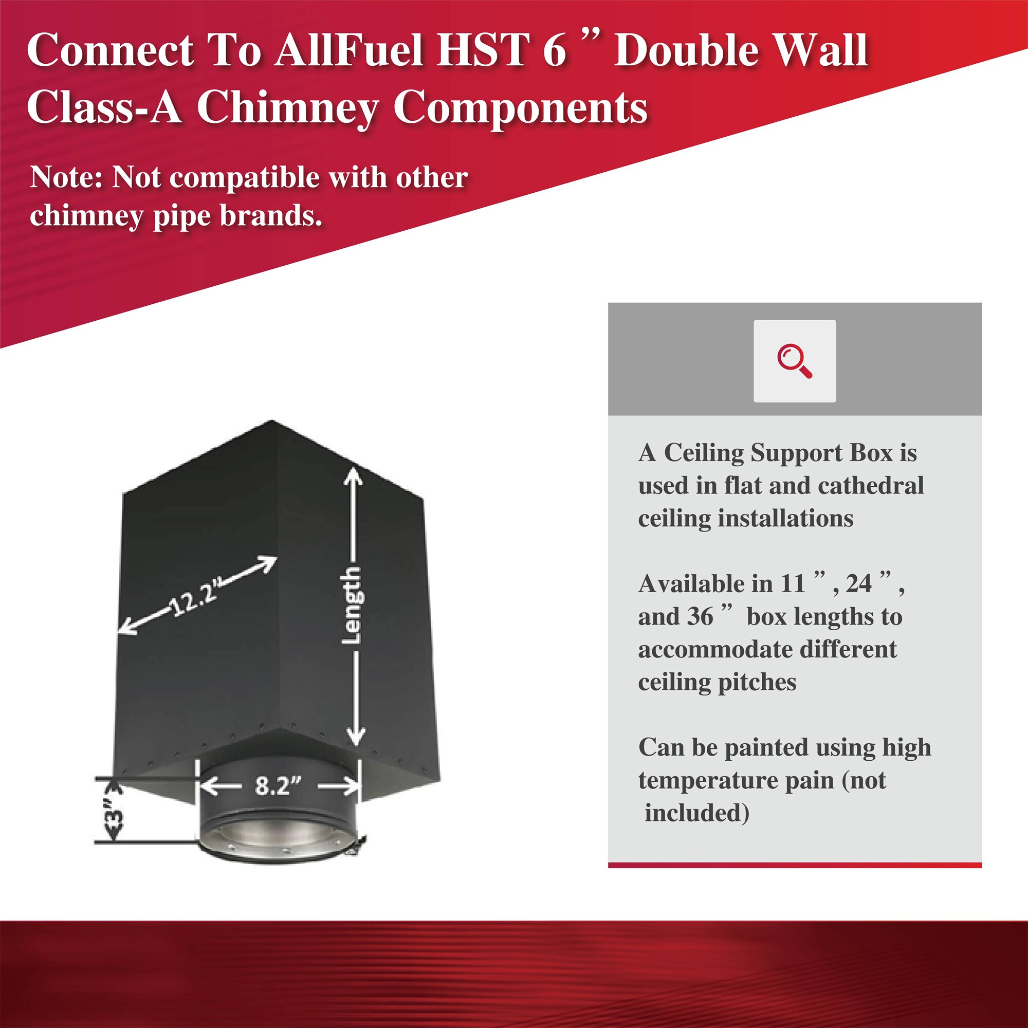 AllFuel HST BL.EV.RB-SHT6SCS36-P Chimney-Pipe-Accessory-Kits - View #6