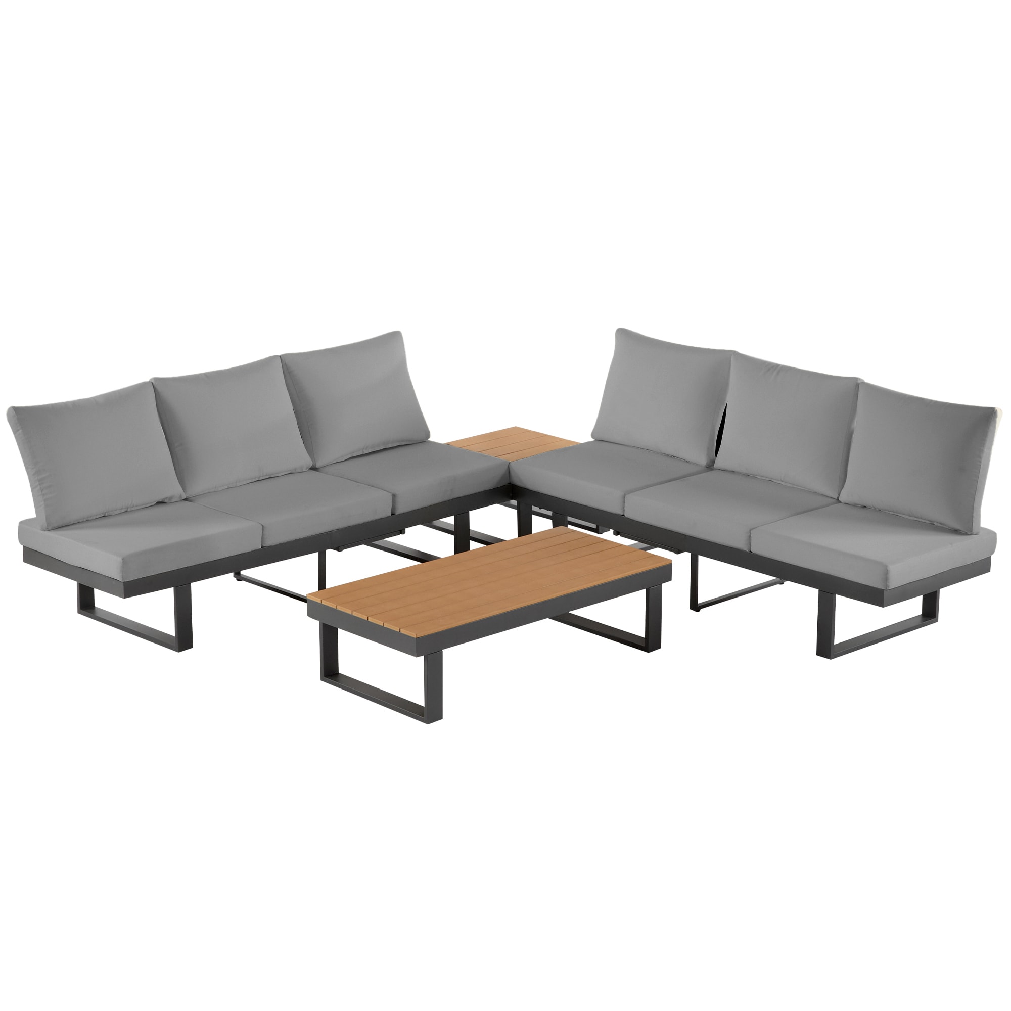 SINOFURN SYA370189GY Patio-Sofas-Daybeds - View #14