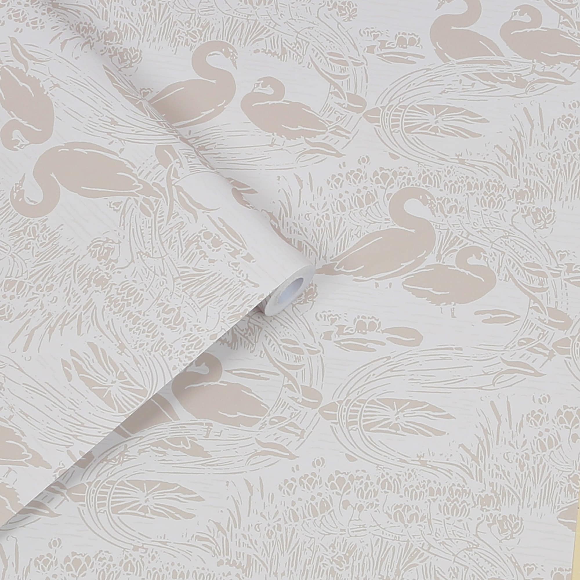 Laura Ashley Laura Ashley Swans Dove Grey Wallpaper in the Wallpaper ...