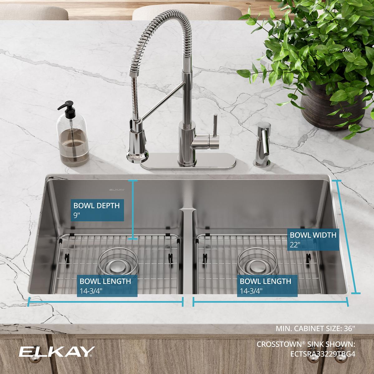Elkay ECTSRA33229TBG4 Kitchen-Sinks - View #5