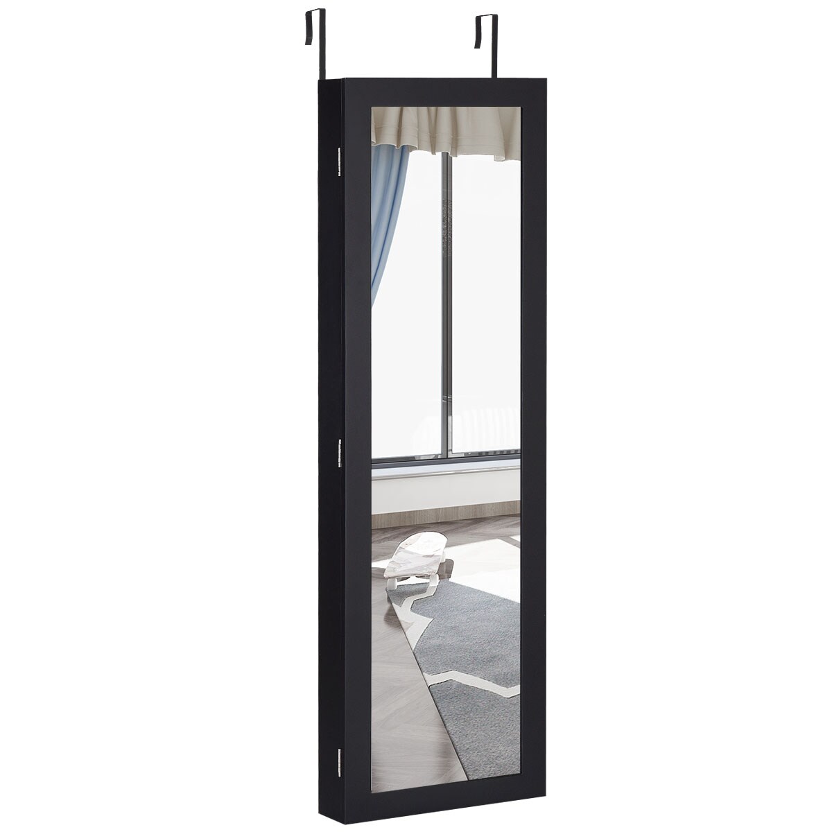 Goplus Costway Black Wall-mount Jewelry Armoire at Lowes.com