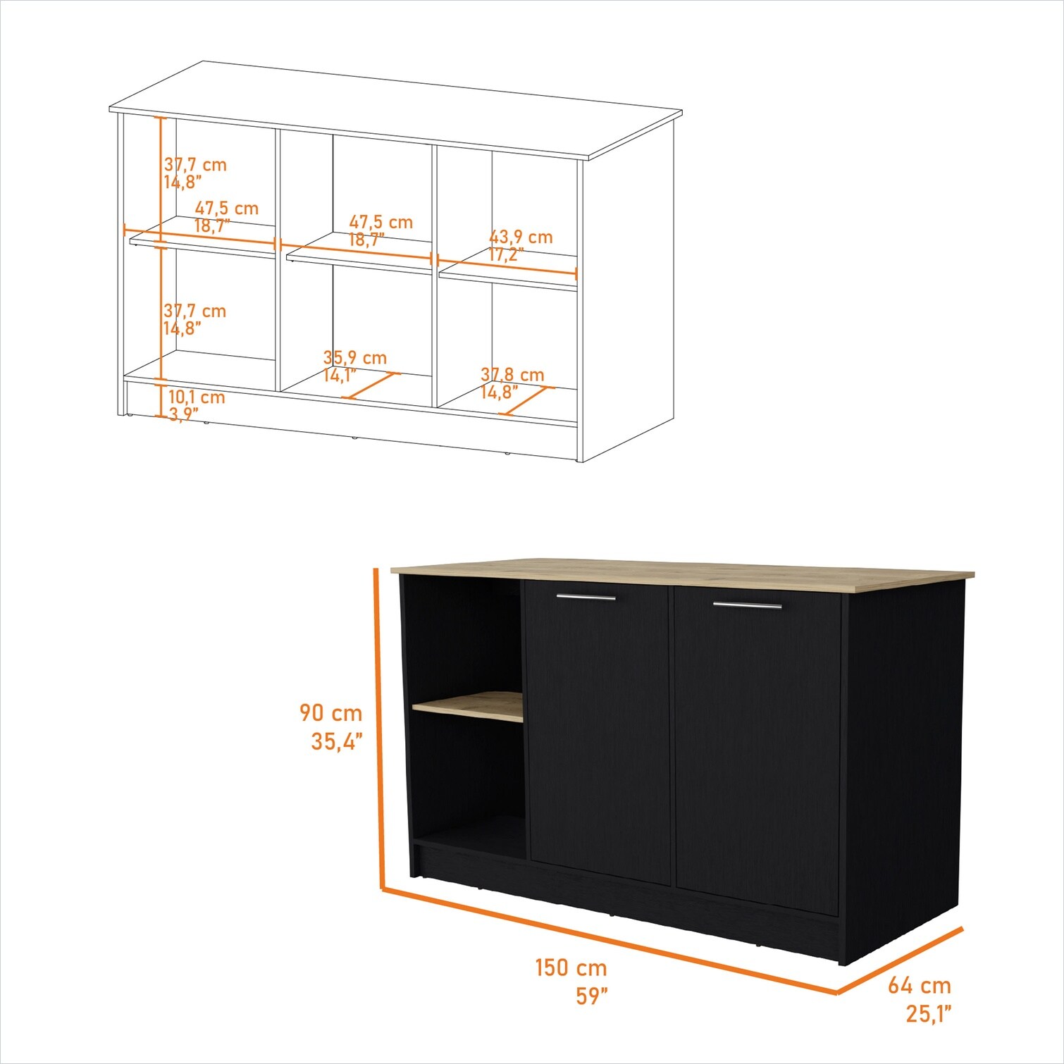 Naturefalls 5U41OOA0F3A4 Kitchen-Furniture - View #4
