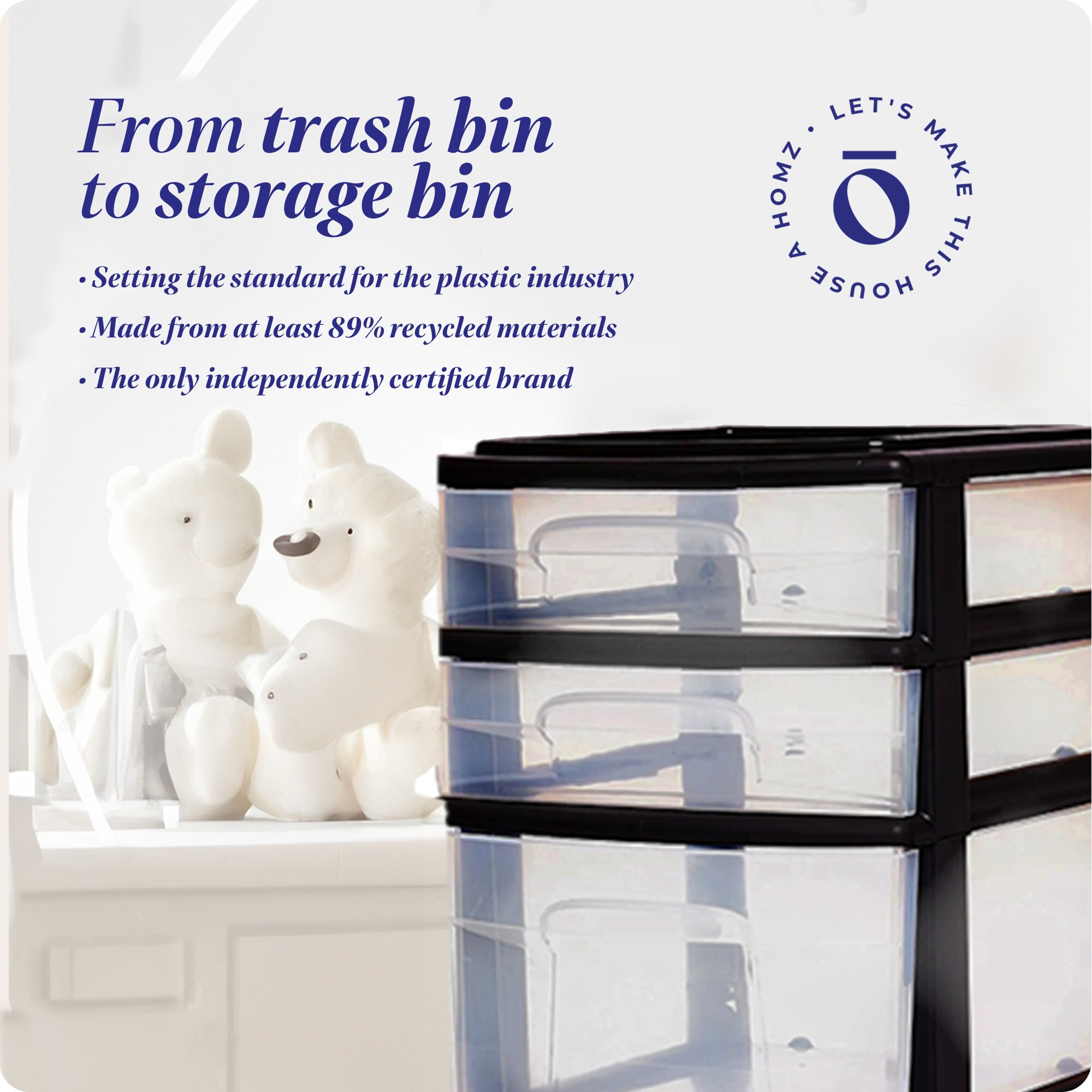 Homz Products 314607 Plastic-Storage-Totes - View #7