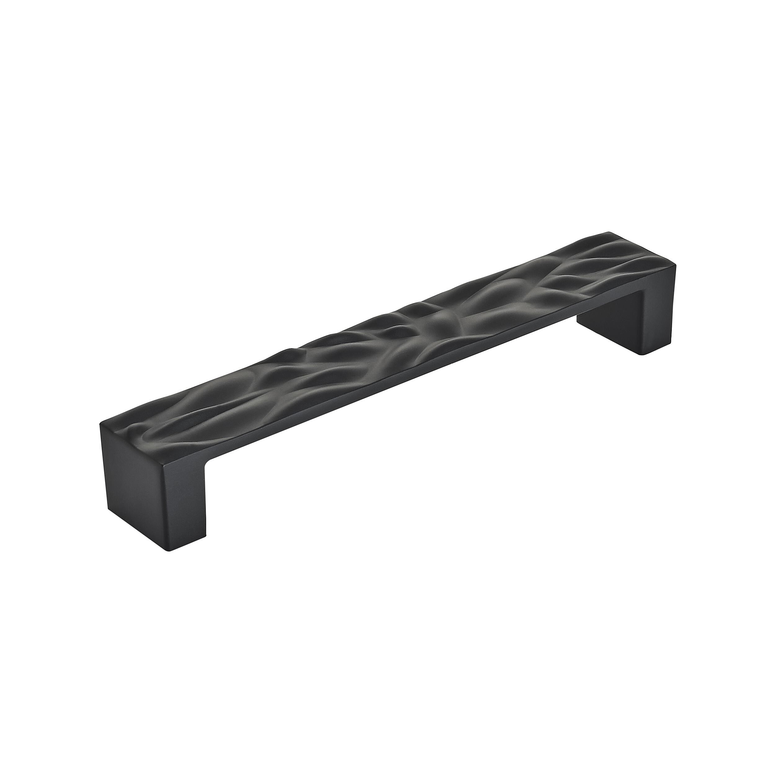 Amerock BP1003160MB Calathea 6-5/16-in , 160mm Center to Center Matte Black Rectangular Bar