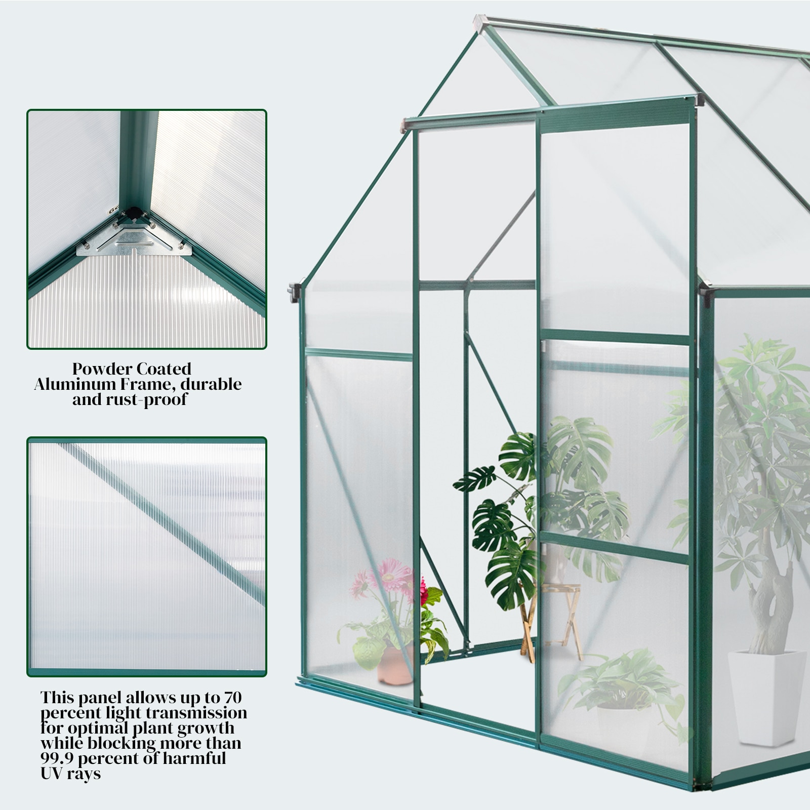 Outopee LO1G57000699+700 greenhouses - View #3