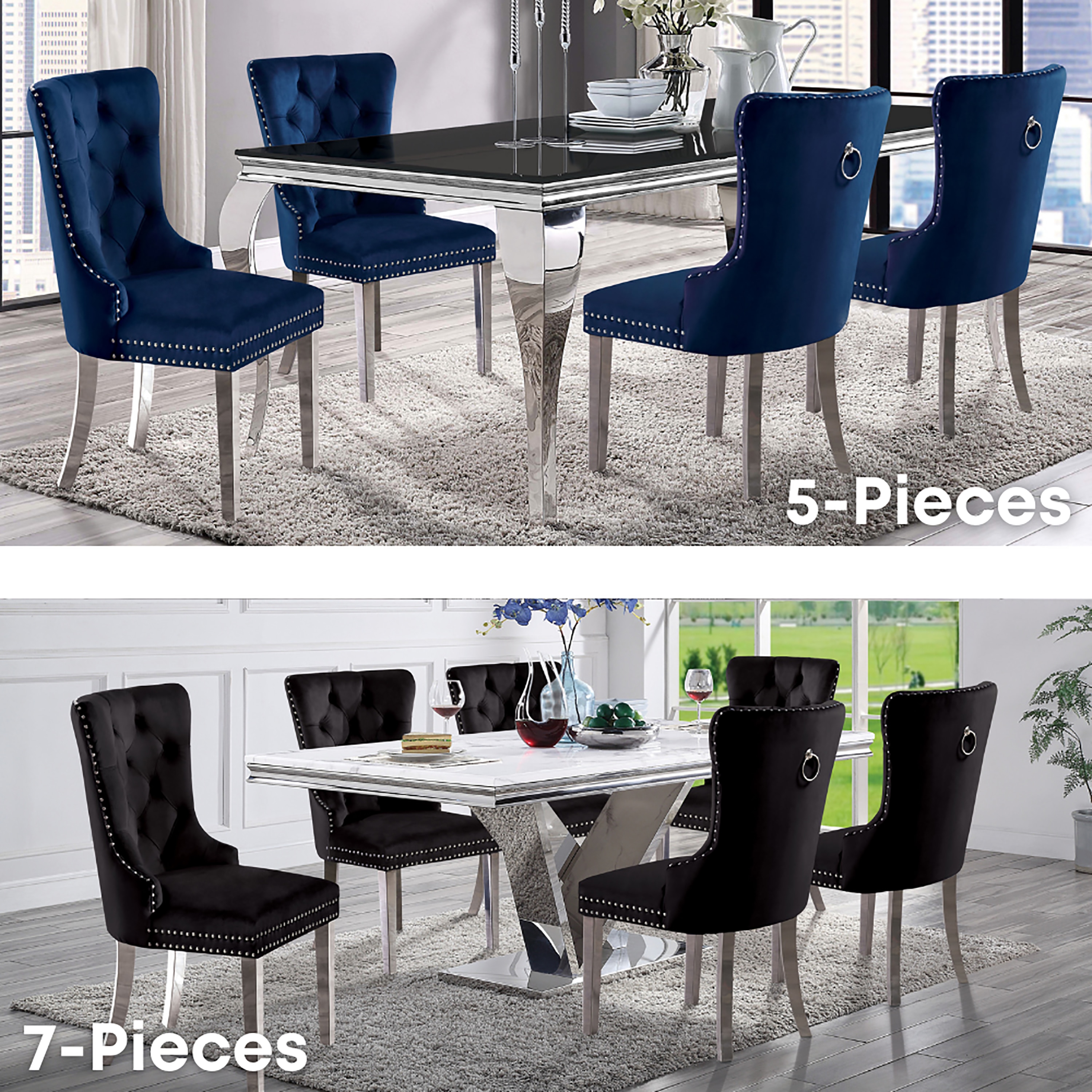Furniture of America IDF-AC261NV Dining-Chairs - View #7