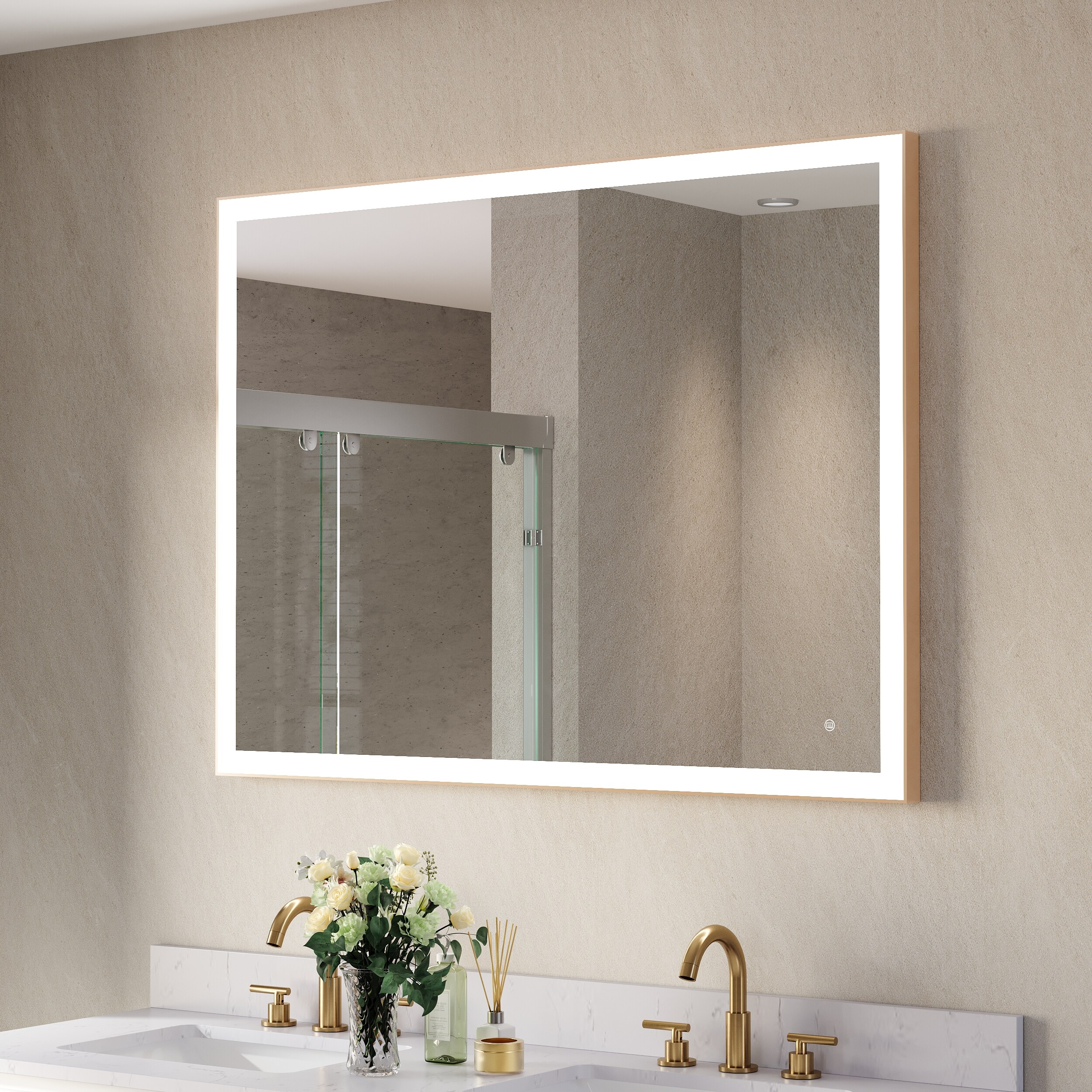 Forclover MRAL-5F4836GD Framed-Bath-Mirrors - View #11