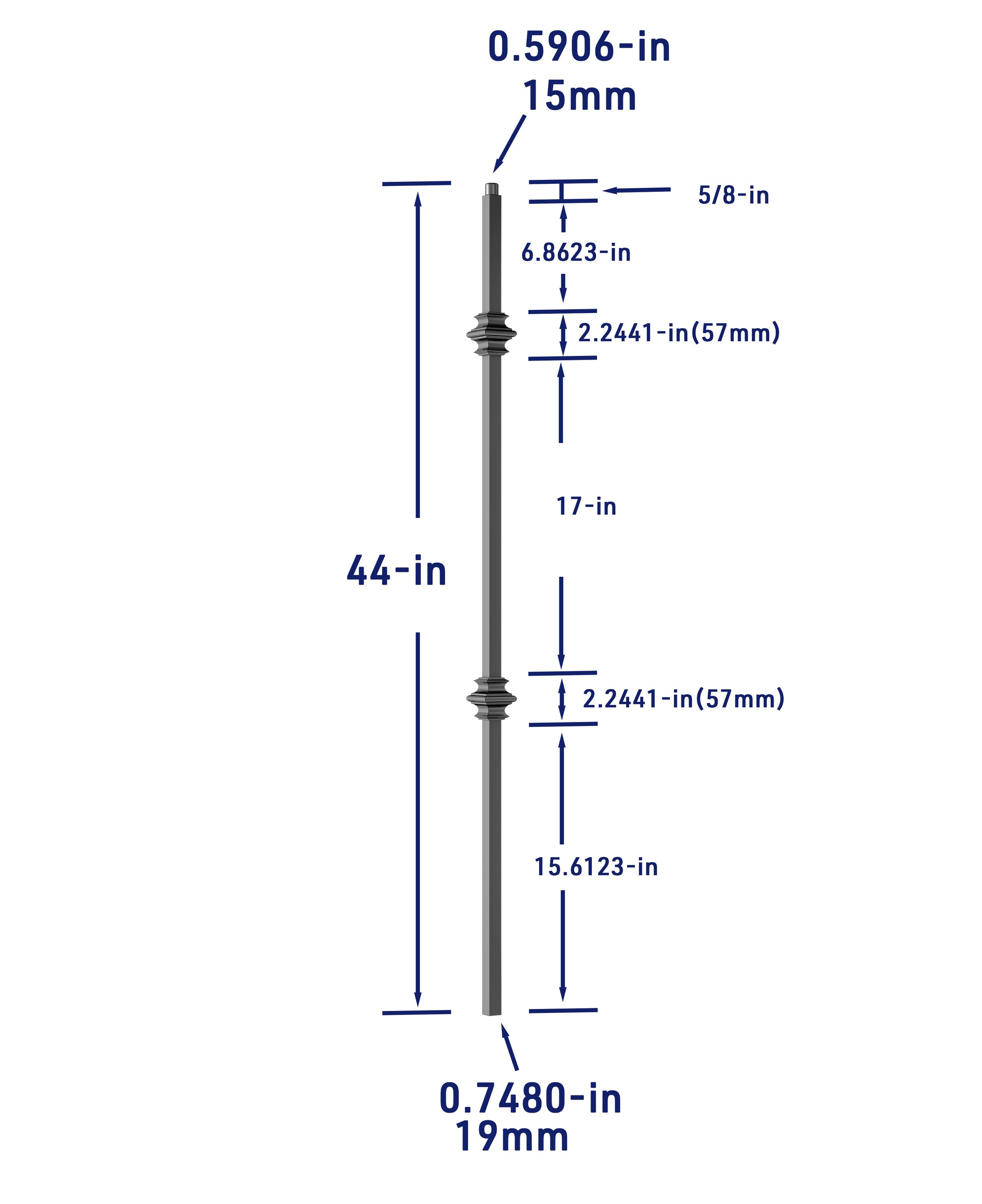 Crown Heritage 4582702FB44 Interior-Stairpart-Balusters - View #4