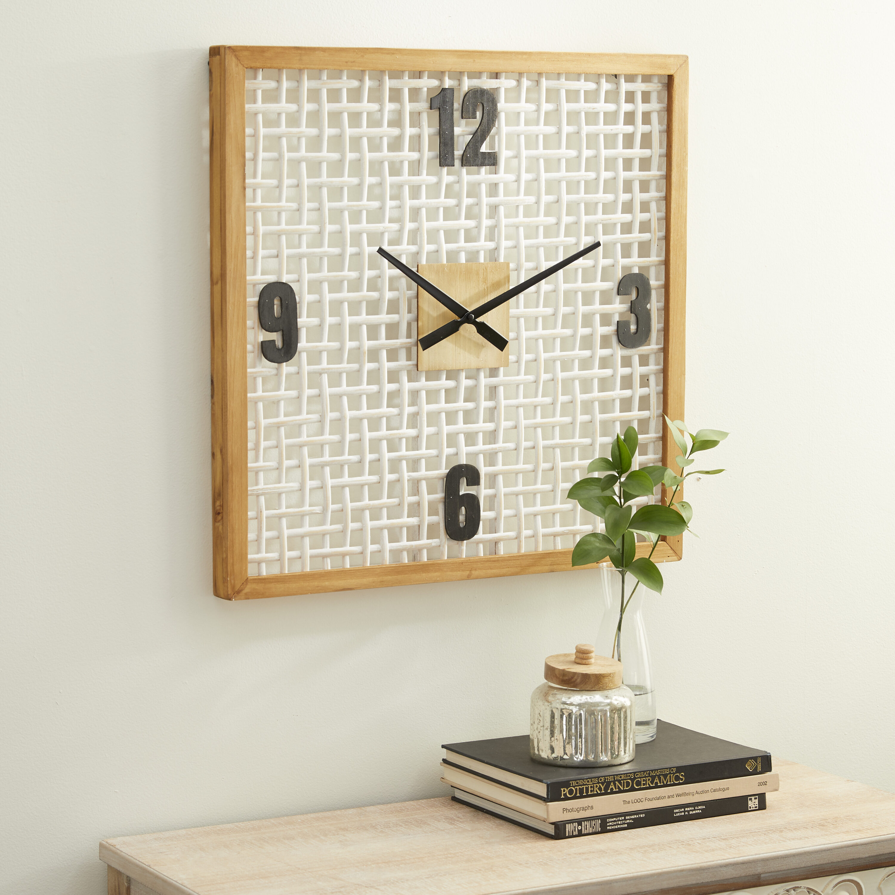 Grayson Lane 89293 Analog Square Wall Farmhouse