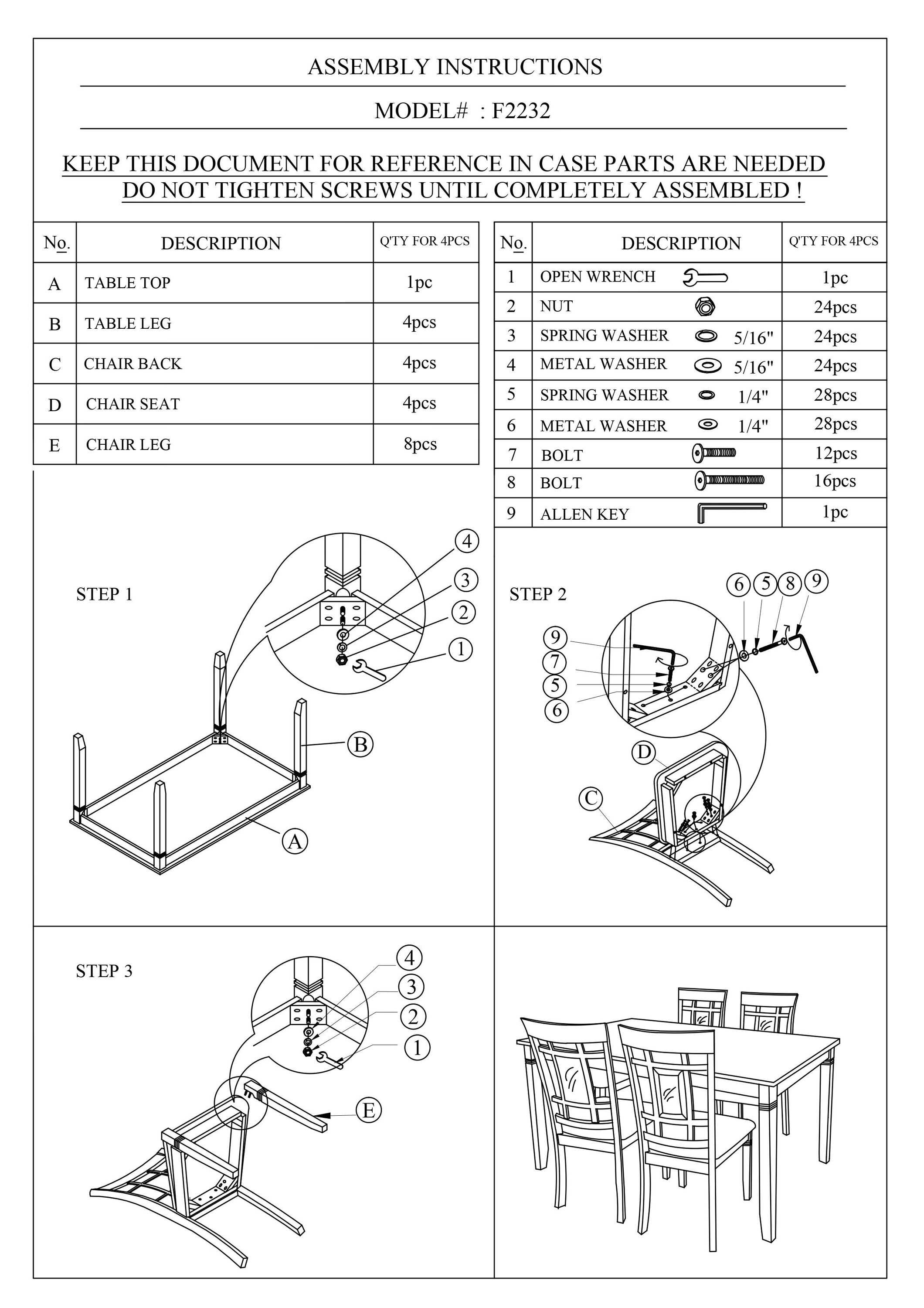 Flynama L-HS00F2232-ID-AHD Dining-Sets - View #3