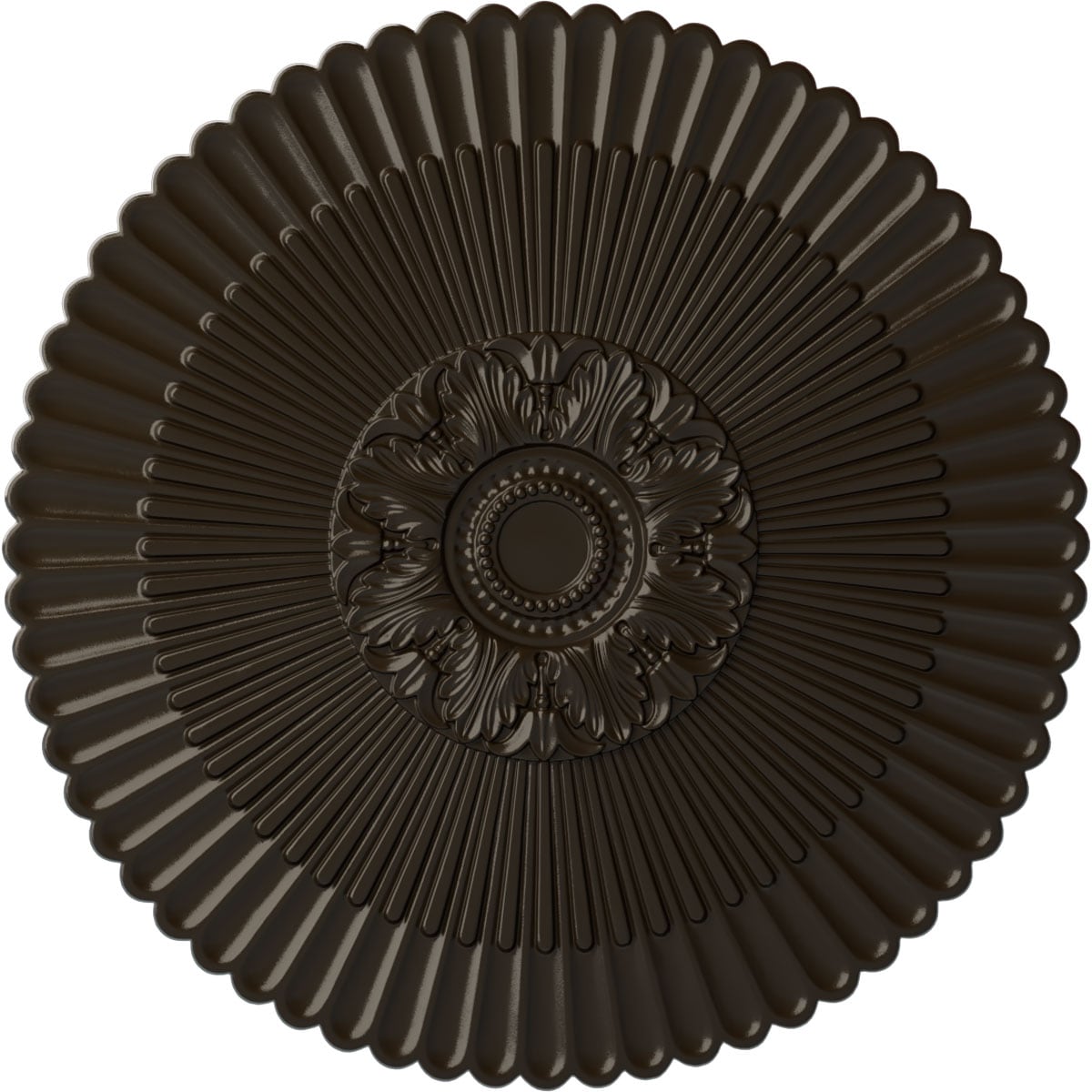 Ekena Millwork CM41NESHF Nexus 41-in W x 41-in L Painted Stone Hearth Polyurethane Whole Ceiling Medallion