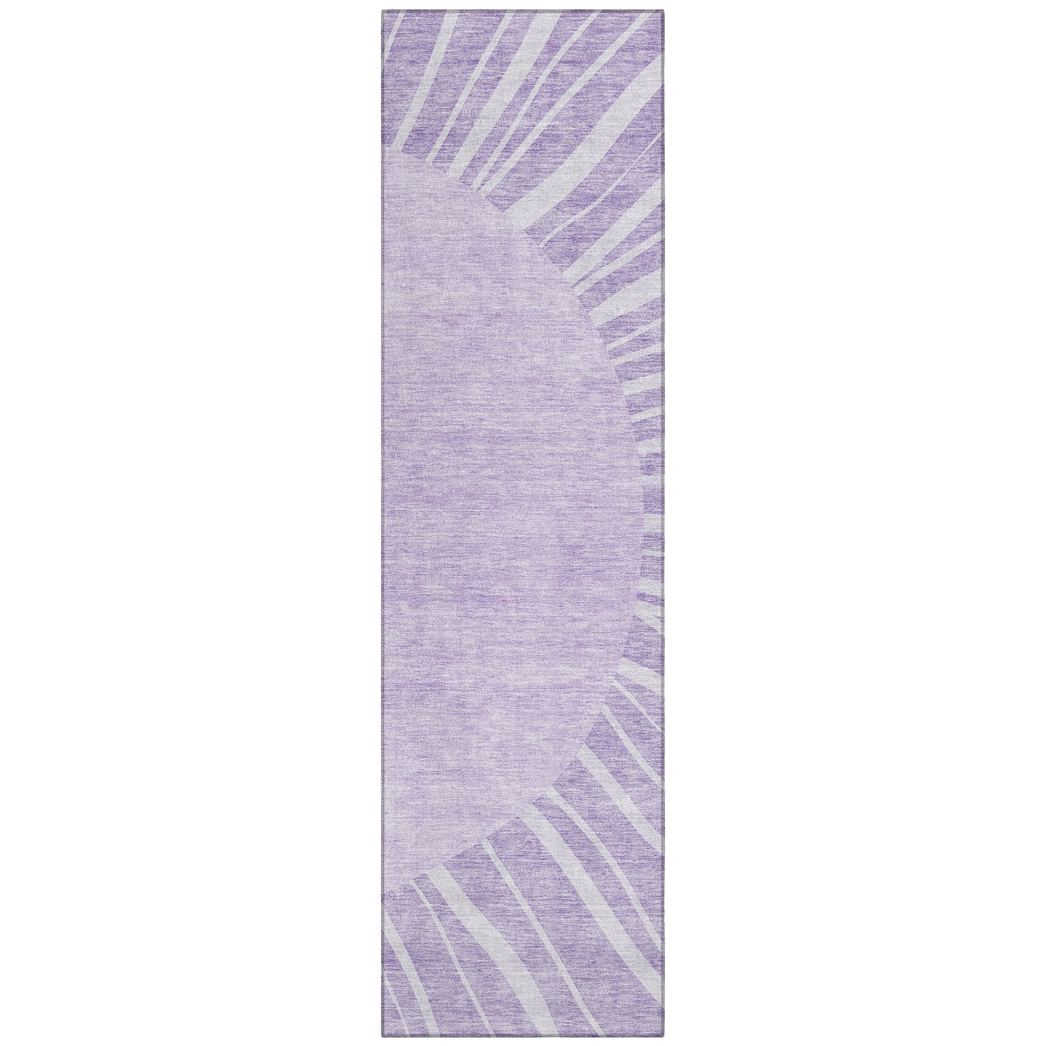 Addison Rugs ACN668LV2X8 Chantille ACN668LV 2 x 7 (ft) Polyester Lavender Rectangular Indoor/Outdoor Geometric Machine washable Area rug