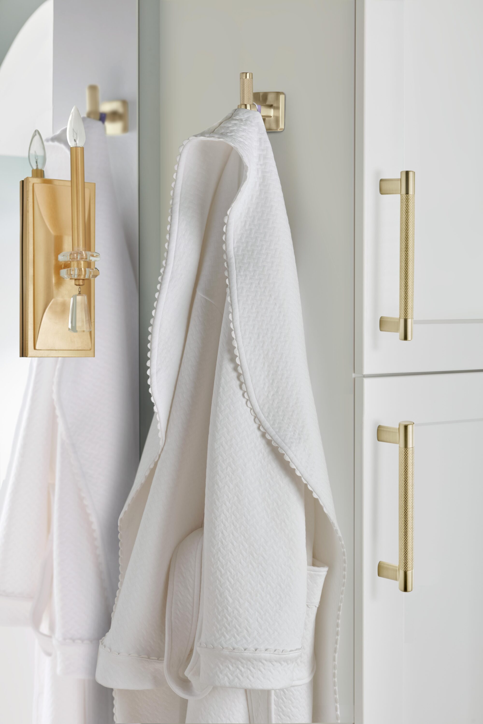 Golden Champagne Zinc Wall Mounted Decorative Hook