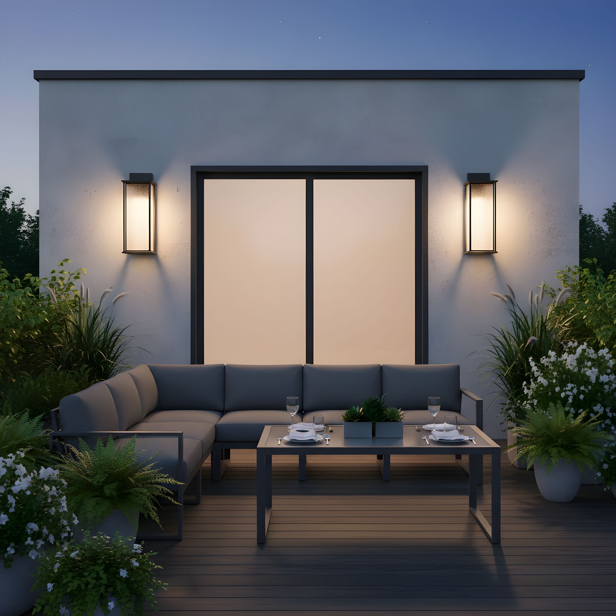 Generation Lighting GLO1311DL-ANBZ Outdoor-Wall-Lighting - View #2