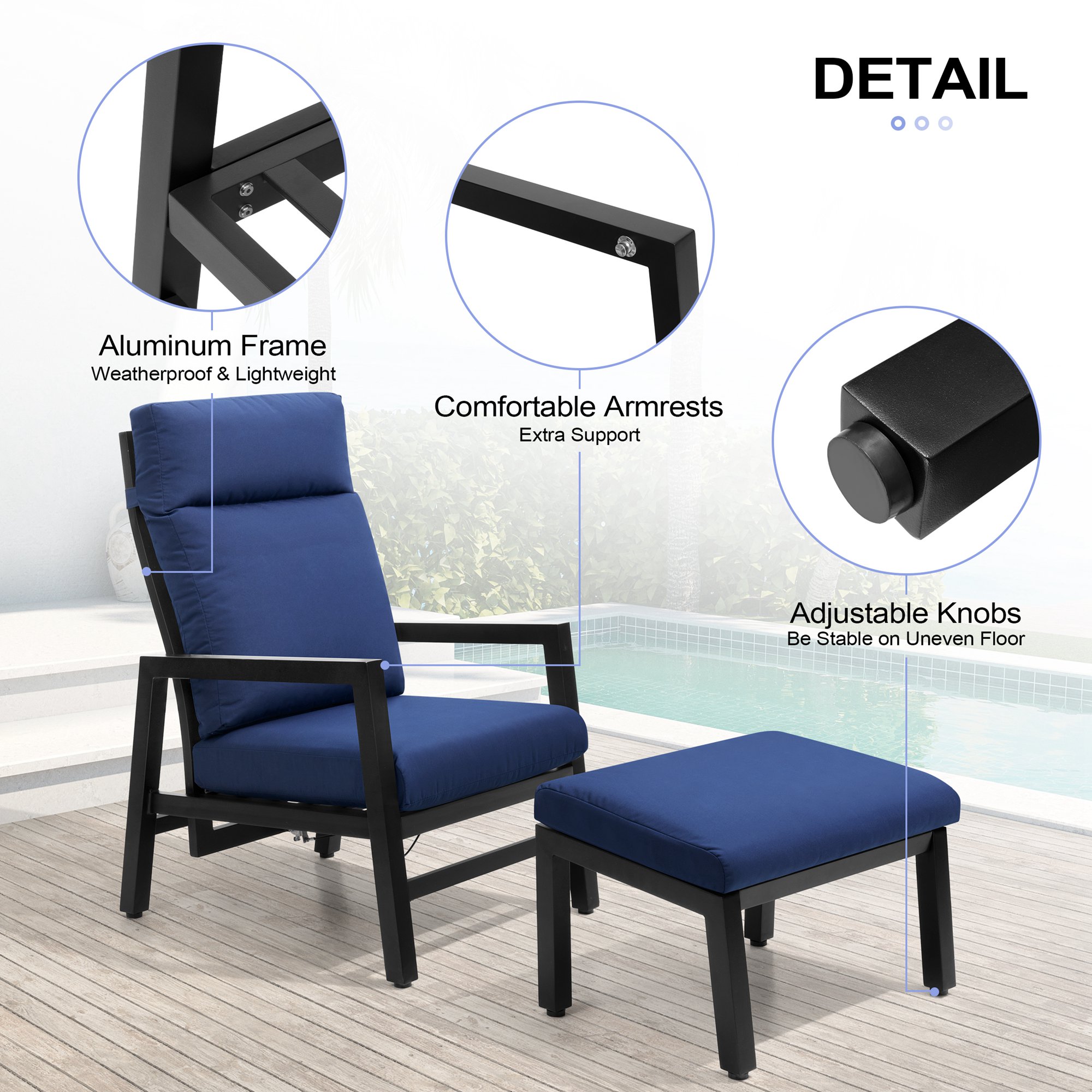 Crestlive Products CL-LG006BRN-4 Patio-Chairs - View #4