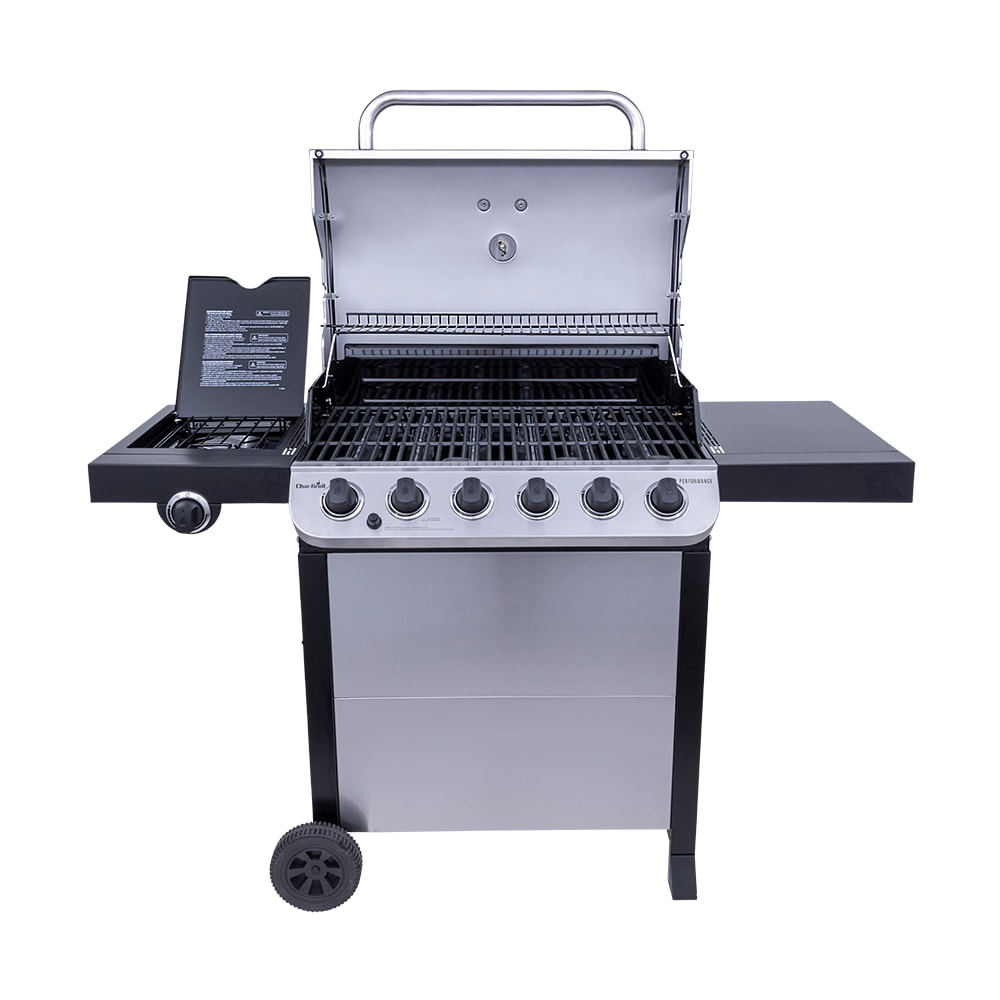 Char Broil Performance Black and Stainless 6 Burner Liquid Propane