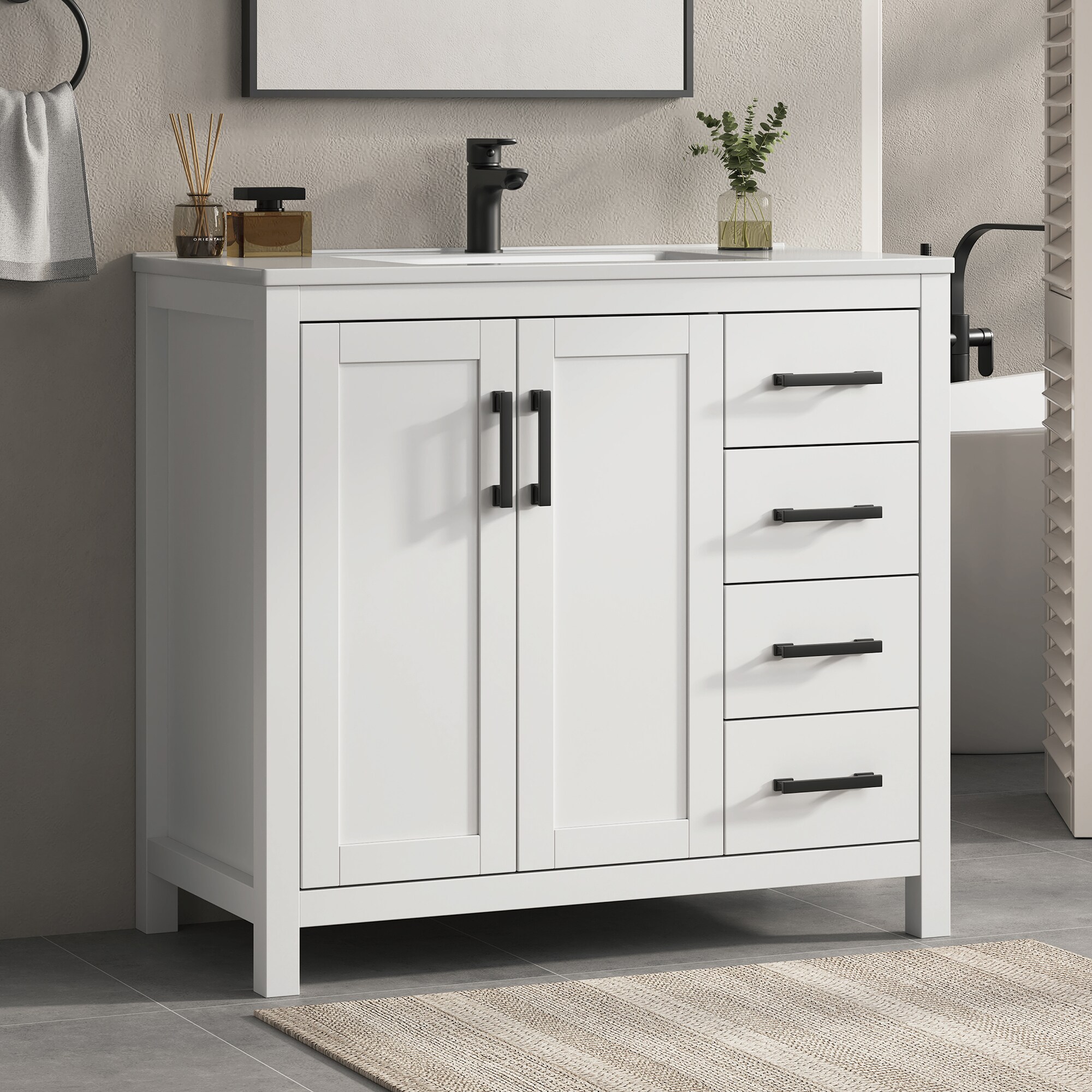DELUXE LIVING V24033KD-36W Bath-Vanity-Combo - View #13