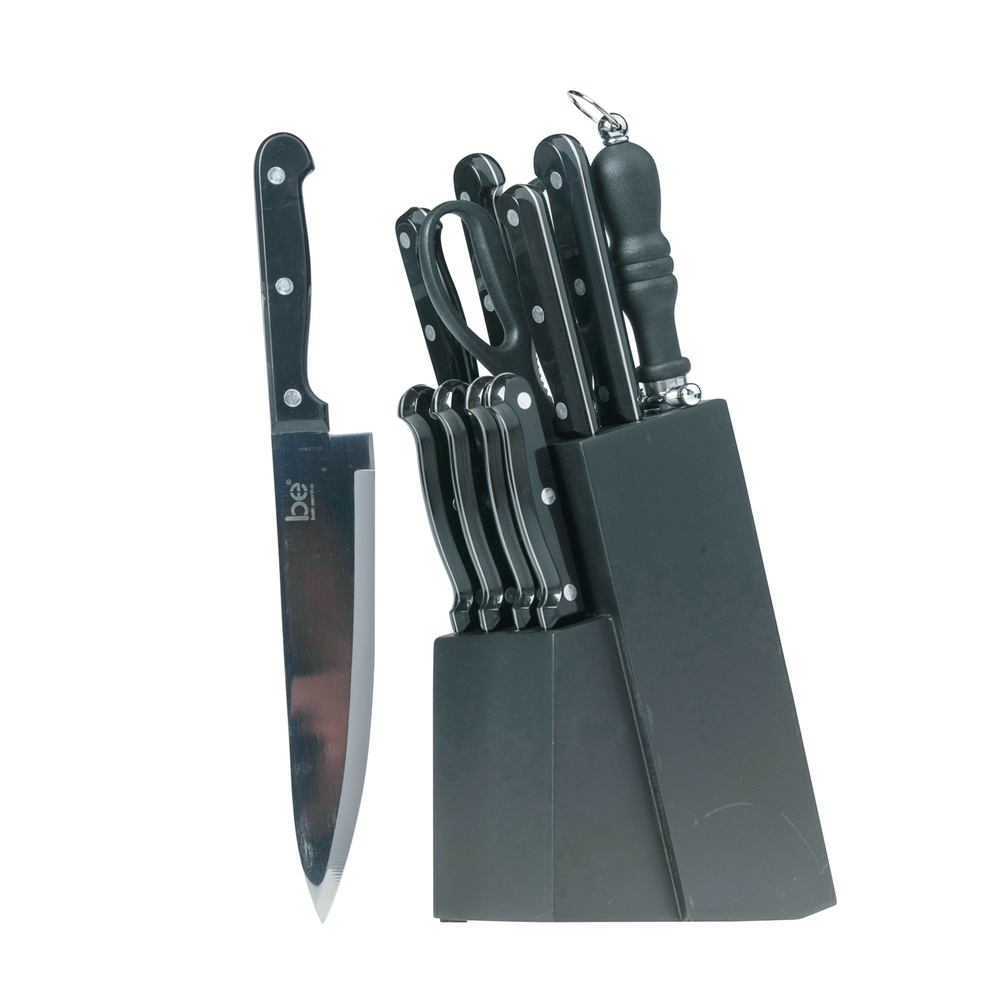 Gibson Home Wildcraft 15-Piece Stainless Steel Knife Set with Pine