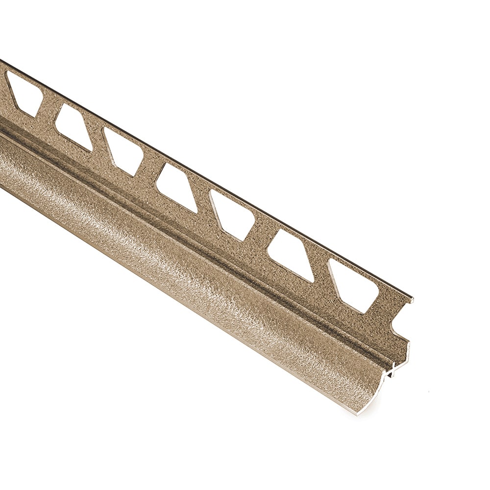 Schluter Systems AHKA100TSB Dilex-AHKA 0.375-in W x 98.5-in L Beige textured color-coated aluminum Aluminum Cove base Tile Edge Trim