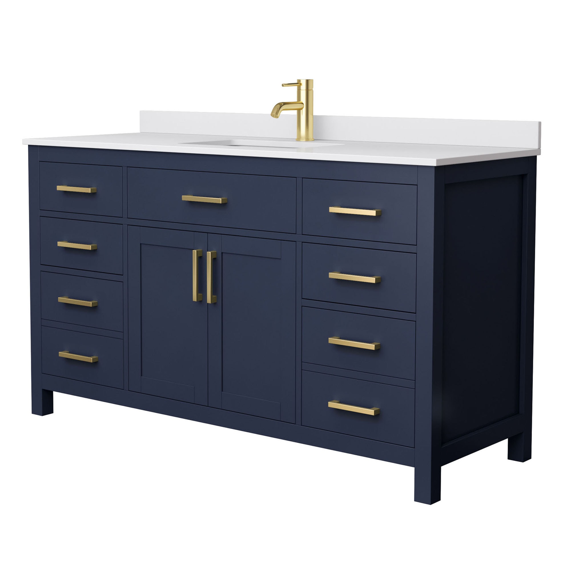 Wyndham Collection WCG242460SBLWCUNSMXX Bath-Vanity-Combo - View #2