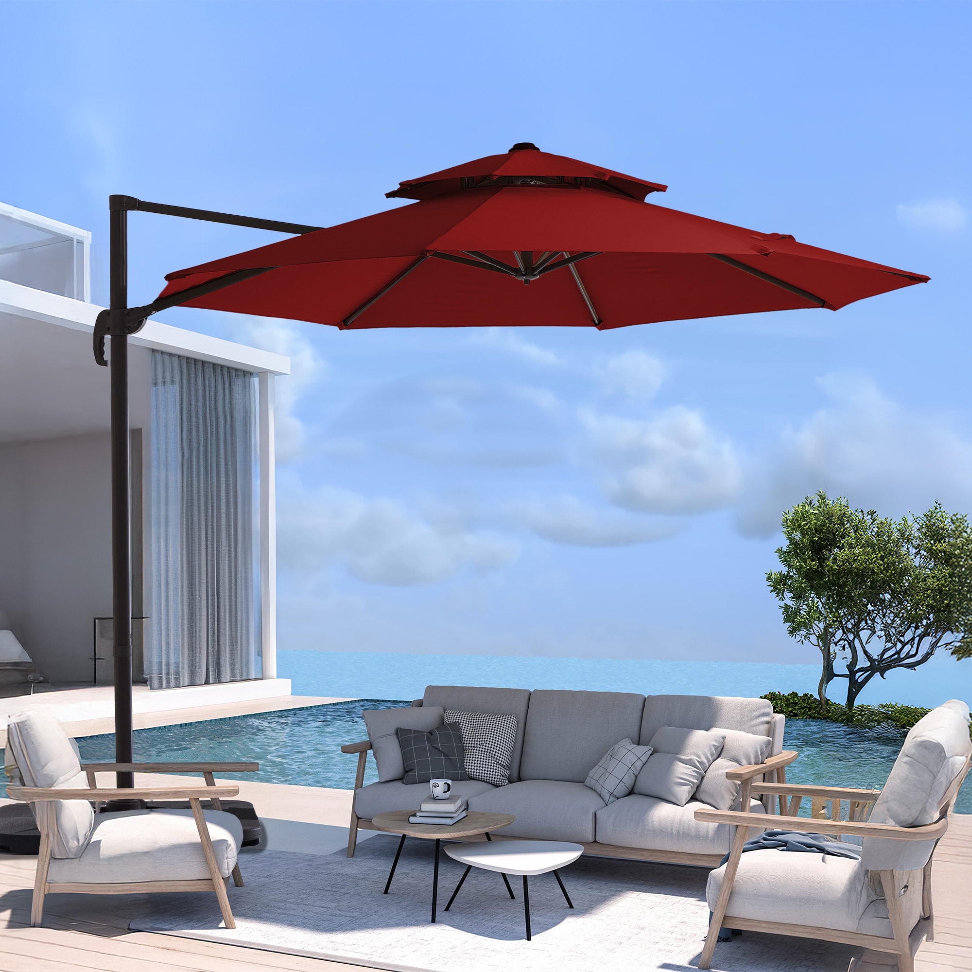 VOUA JE-LK11-GY+BASE Umbrellas-2 - View #2