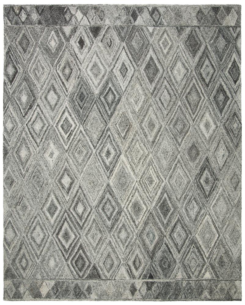 Safavieh ABT618F-8 Abstract Zofan 8 x 10 (ft) Tufted Synthetic Gray/Black Rectangular Indoor Geometric Area rug