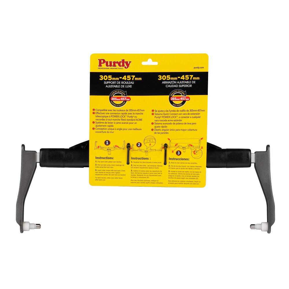 PURDY Adjustable Roller Frame Sleeves Extension Pole Paint Bucket