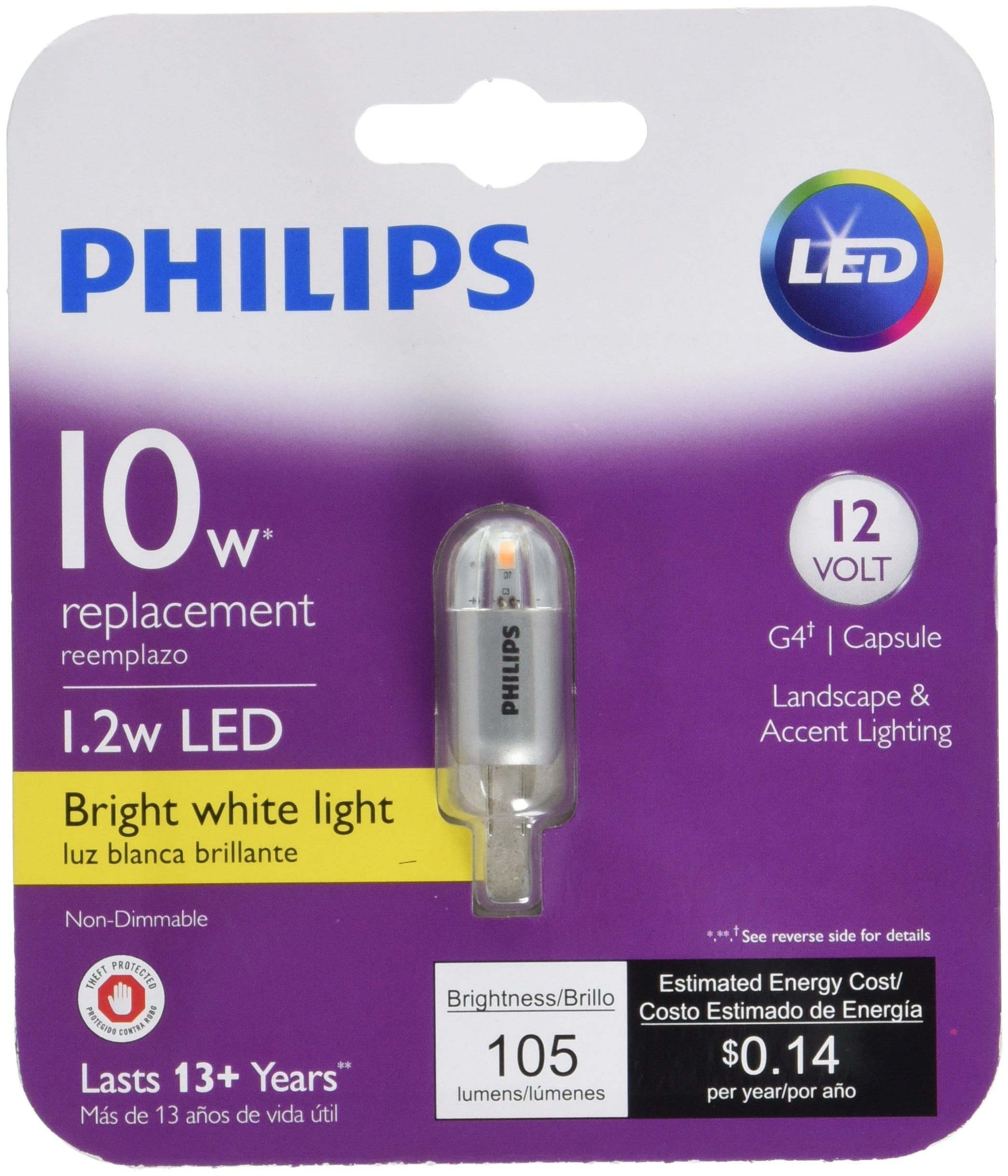 Philips  458497 1.2W LED 2-Inch Accent Light for Outdoor Landscape Lighting