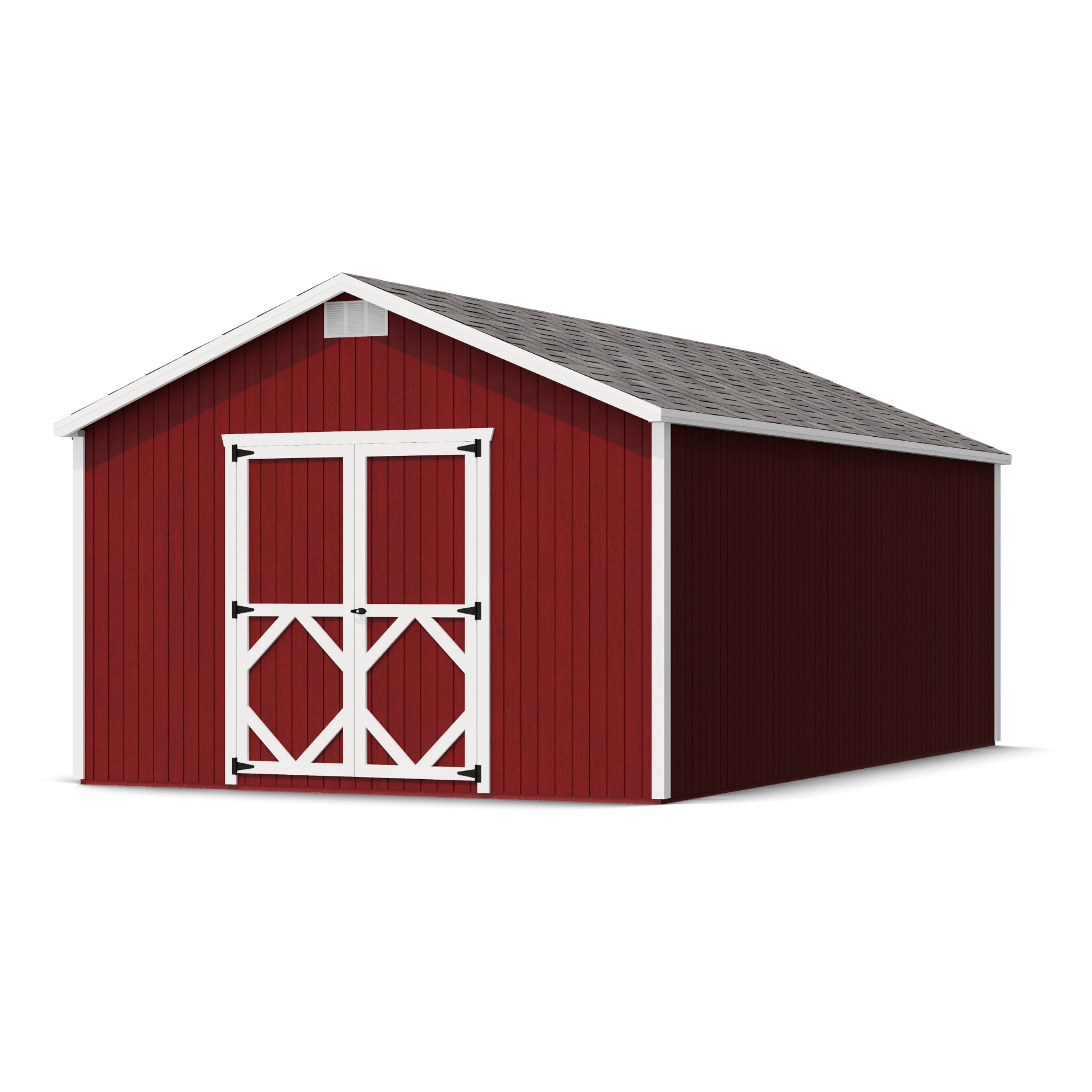 Little Cottage Co 12X20 CGS-PC-FK Classic Gable 12-ft x 20-ft Gable Style Wood Outdoor Storage Shed with 2 Doors
