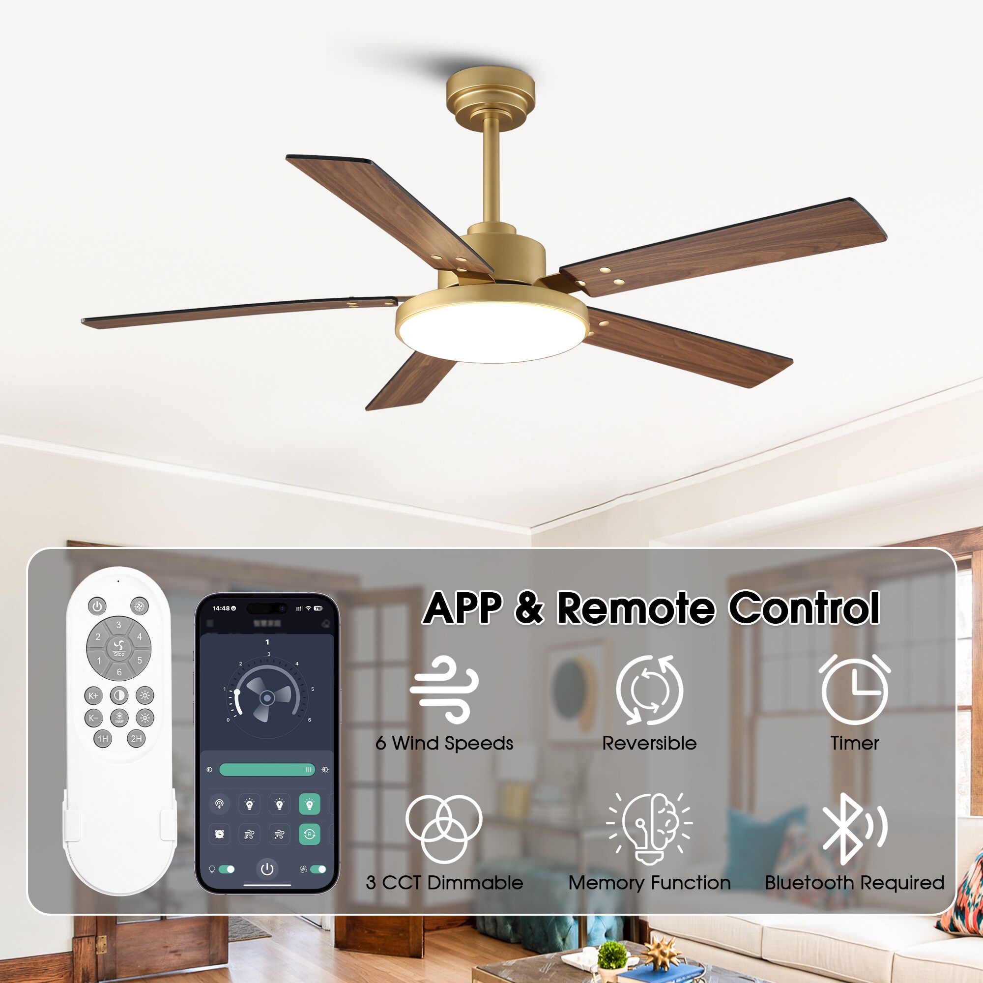 VACZON VZA01A117GD Ceiling-Fans - View #6