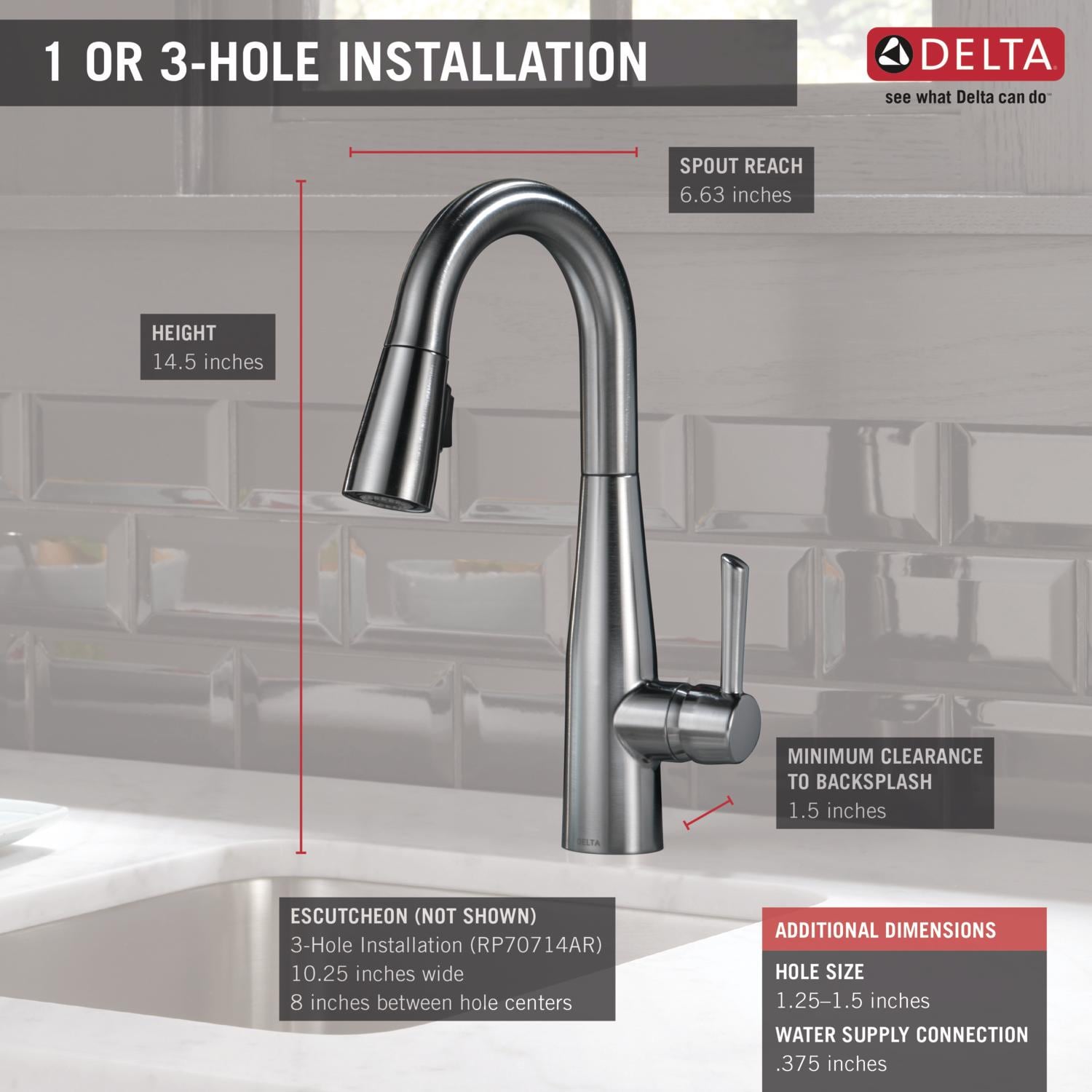Delta 9913-AR-DST Kitchen-Faucets - View #4