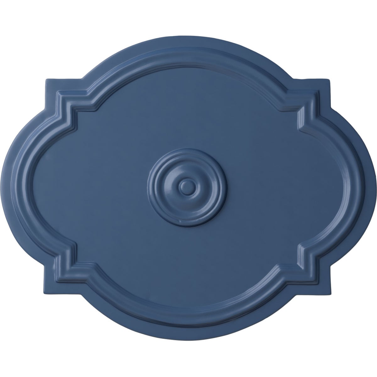 Ekena Millwork CM21WAAMF Waltz 17.375-in W x 21.25-in L Painted Americana Polyurethane Whole Ceiling Medallion
