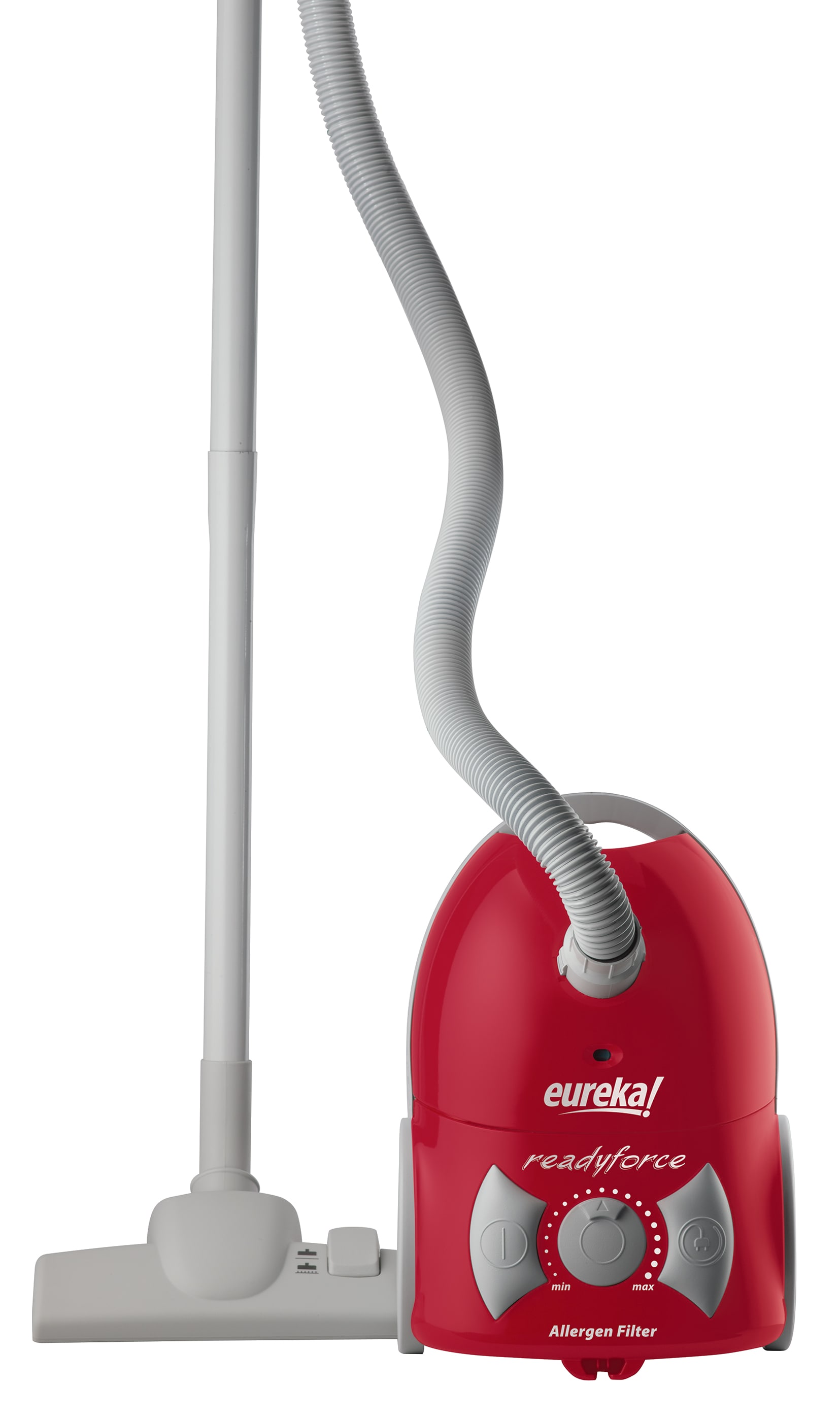Eureka Bagless Canister Vacuum Cleaner, Lightweight Vac for Carpets and  Hard Floors, Red