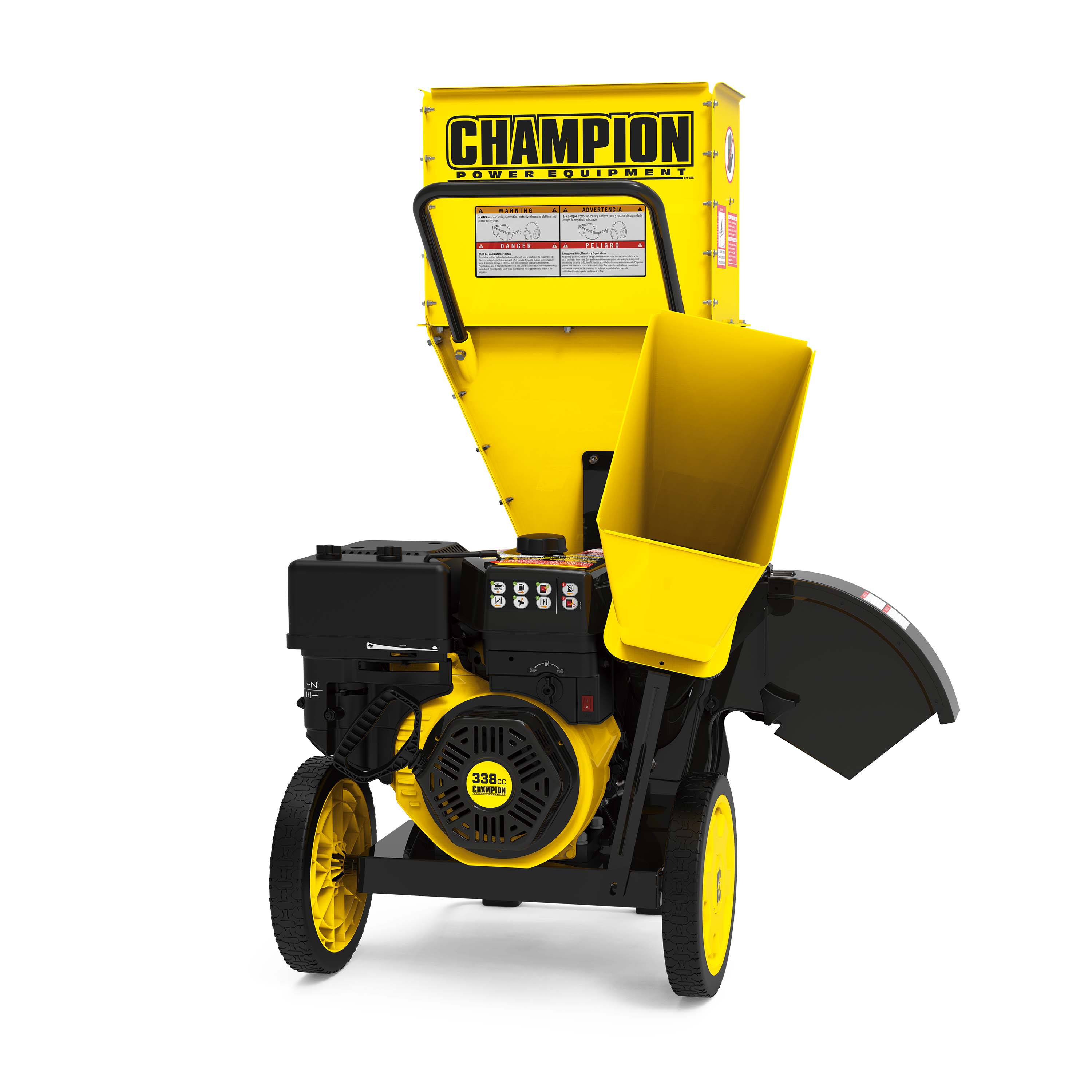 Champion Power Equipment 338-cc Champion 3-in Wood Chipper in the Gas Wood Chippers department at Lowes.com