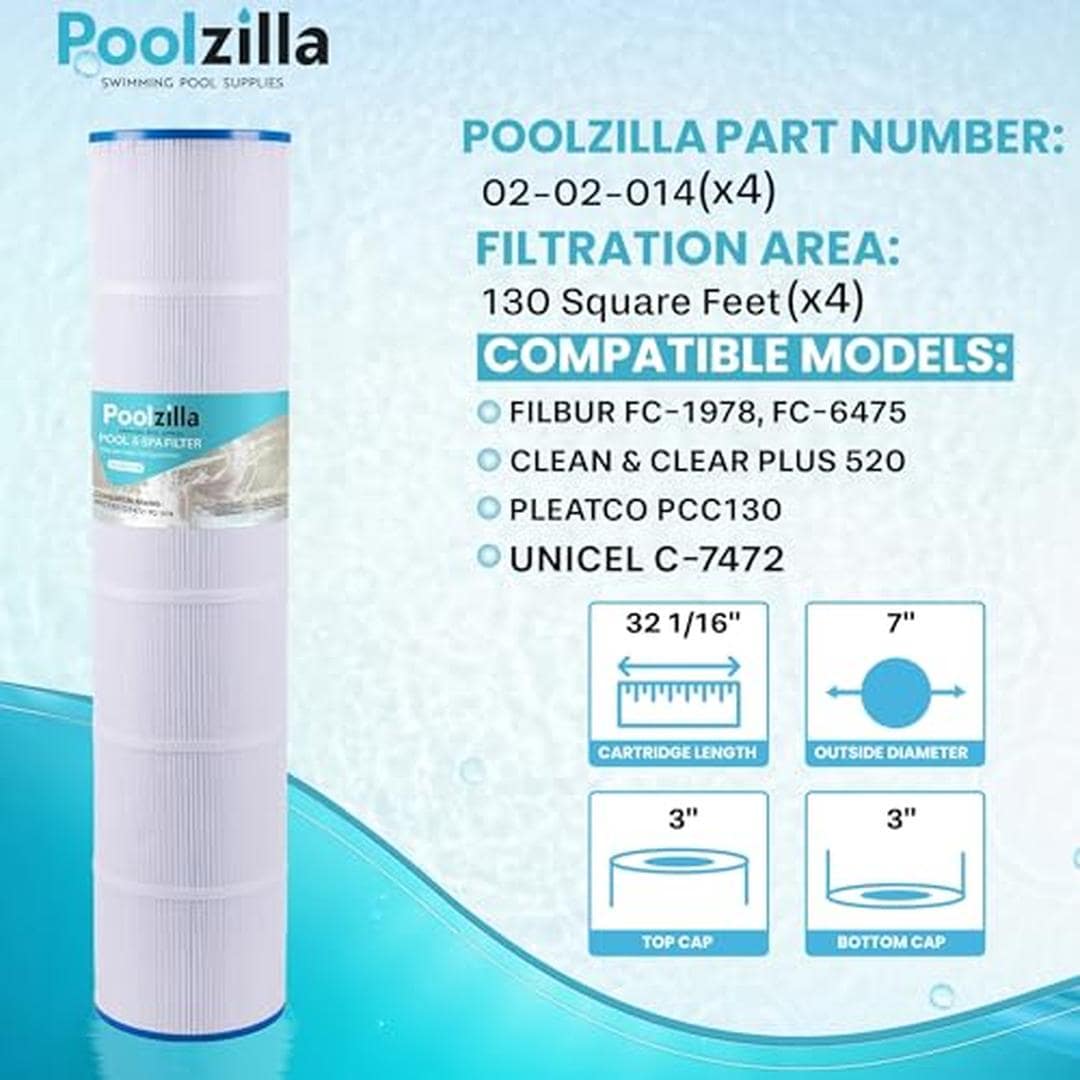 Poolzilla 02-02-014-4PK Pool-Filter-Skim-Sys-Parts - View #2