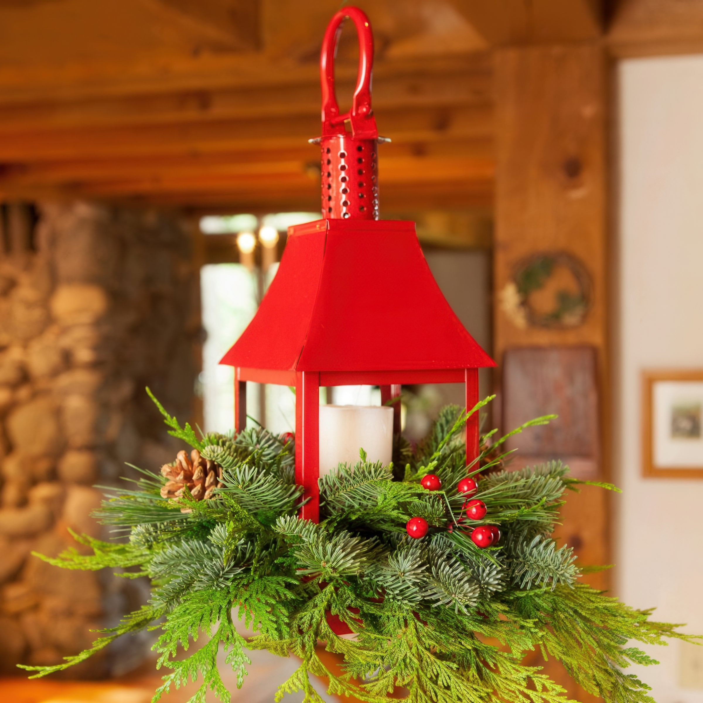 National Plant Network LW1862 20 -in Fresh Christmas Greenery Bouquet