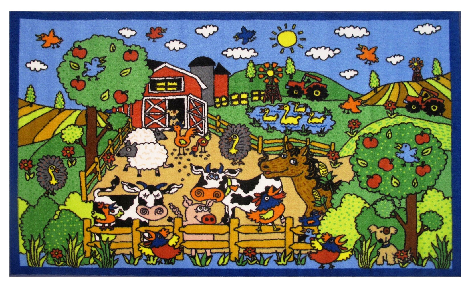 Fun Rugs FT-151 3958 Fun Time 3 x 4 Multi-color Indoor Area Rug