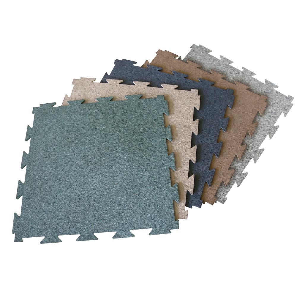 Marble Interlocking Floor Tiles for Basements & Trade Shows