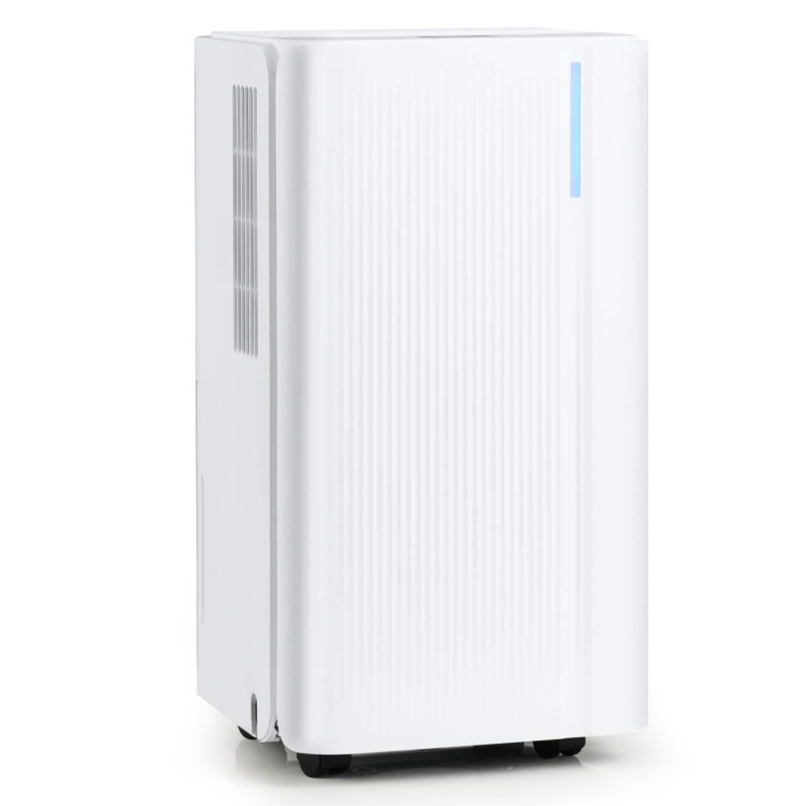 SUGIFT 32-Pint 2000-sq ft Portable Dehumidifier for Basements Bedrooms with 0.55-Gallon Tank 24H Timer Auto Drain and 3 Modes-White
