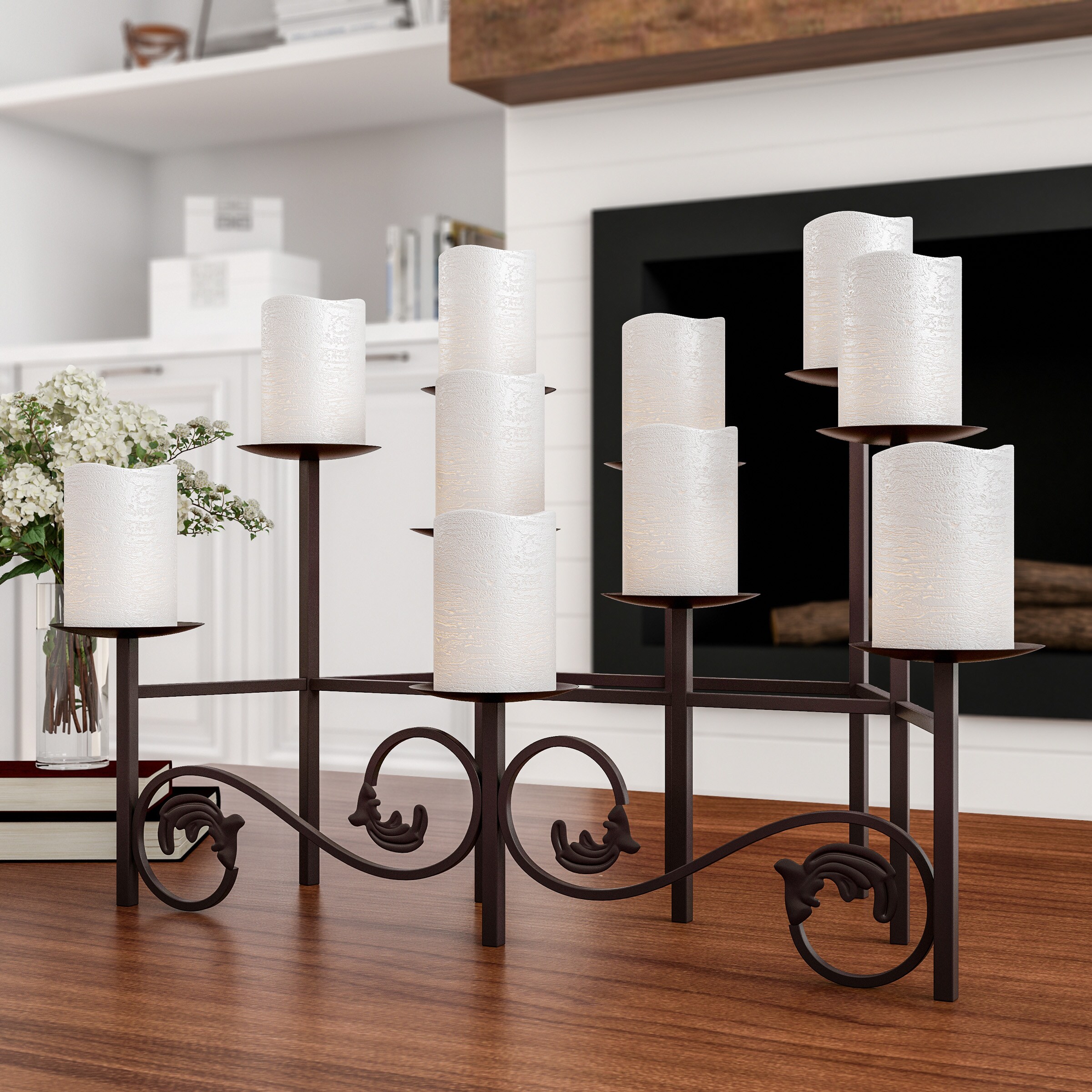 Hastings Home 662318TTF Candle-Holders - View #2