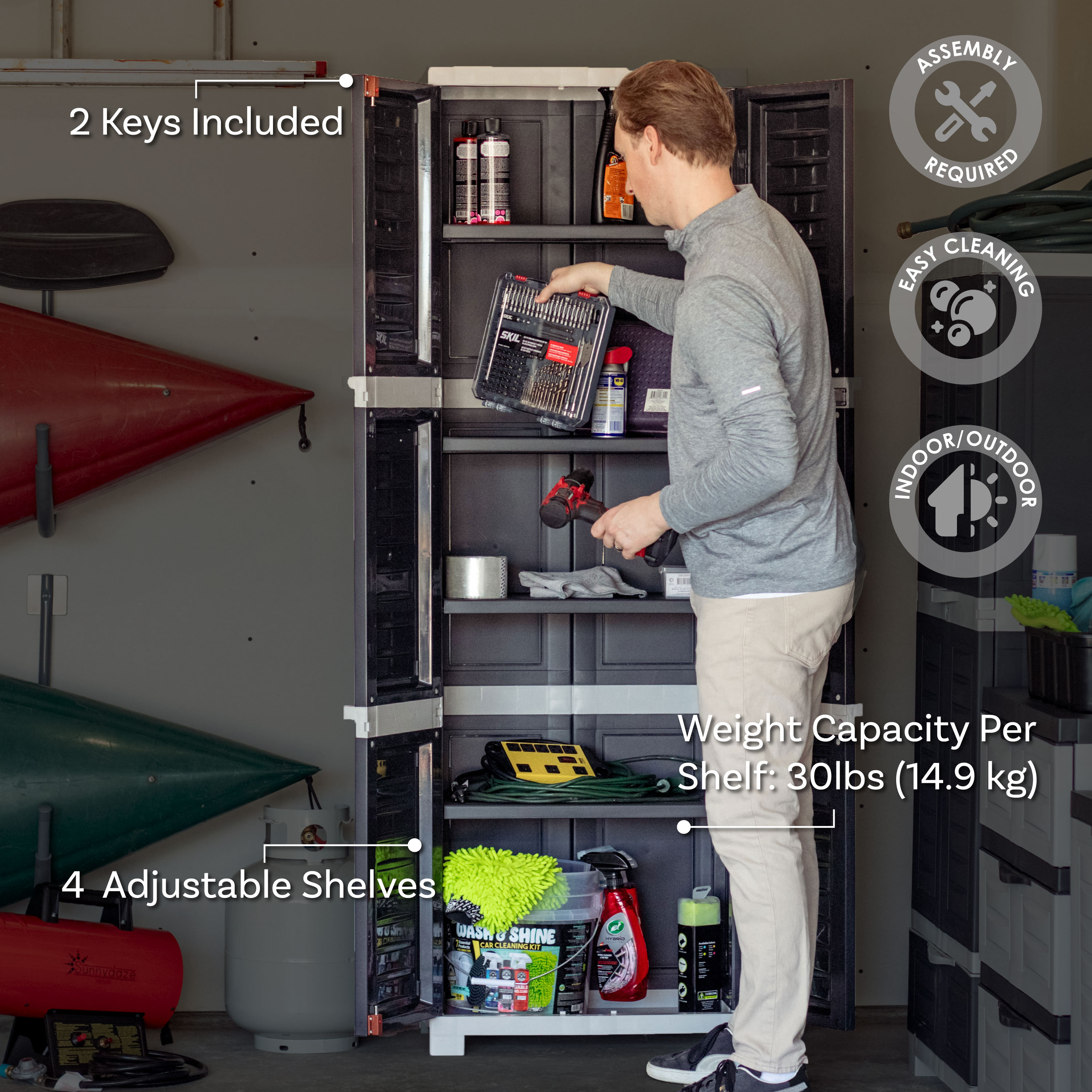Sunnydaze Decor SUP-271 Utility-Storage-Cabinets - View #5