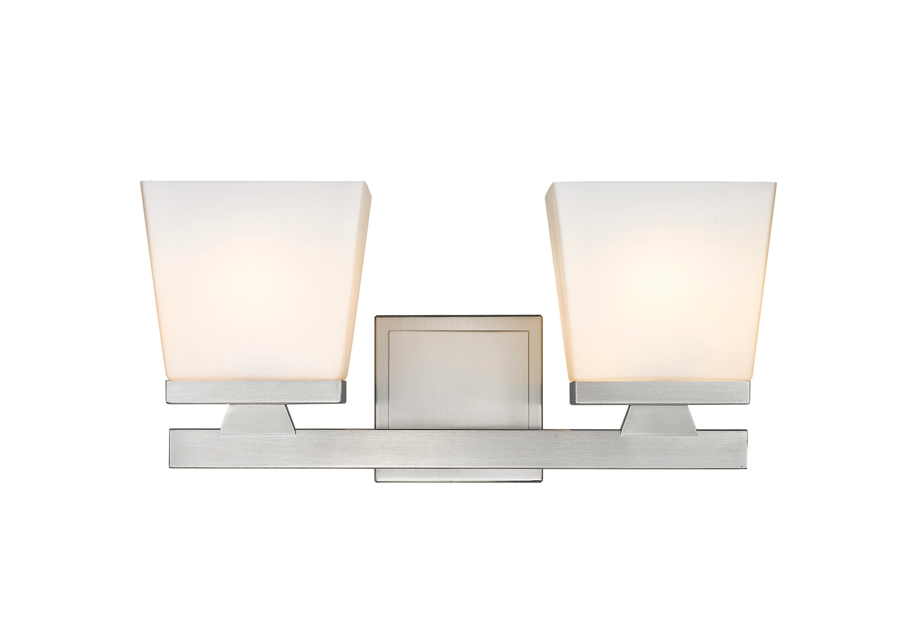Z-Lite 1937-2V-BN Astor 16-in 2 -Light Brushed Nickel Farmhouse Vanity light