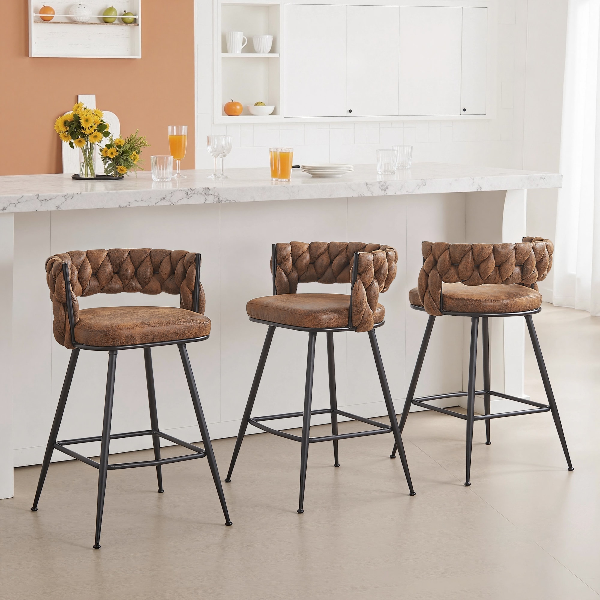 Vecelo LOE-CC-ZL05-BRN-2P stools - View #9