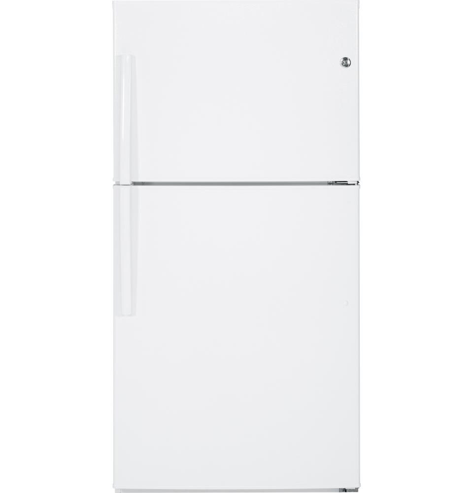 GE 21.2 cu.ft. Top Freezer Refrigerator Stainless Steel - Express