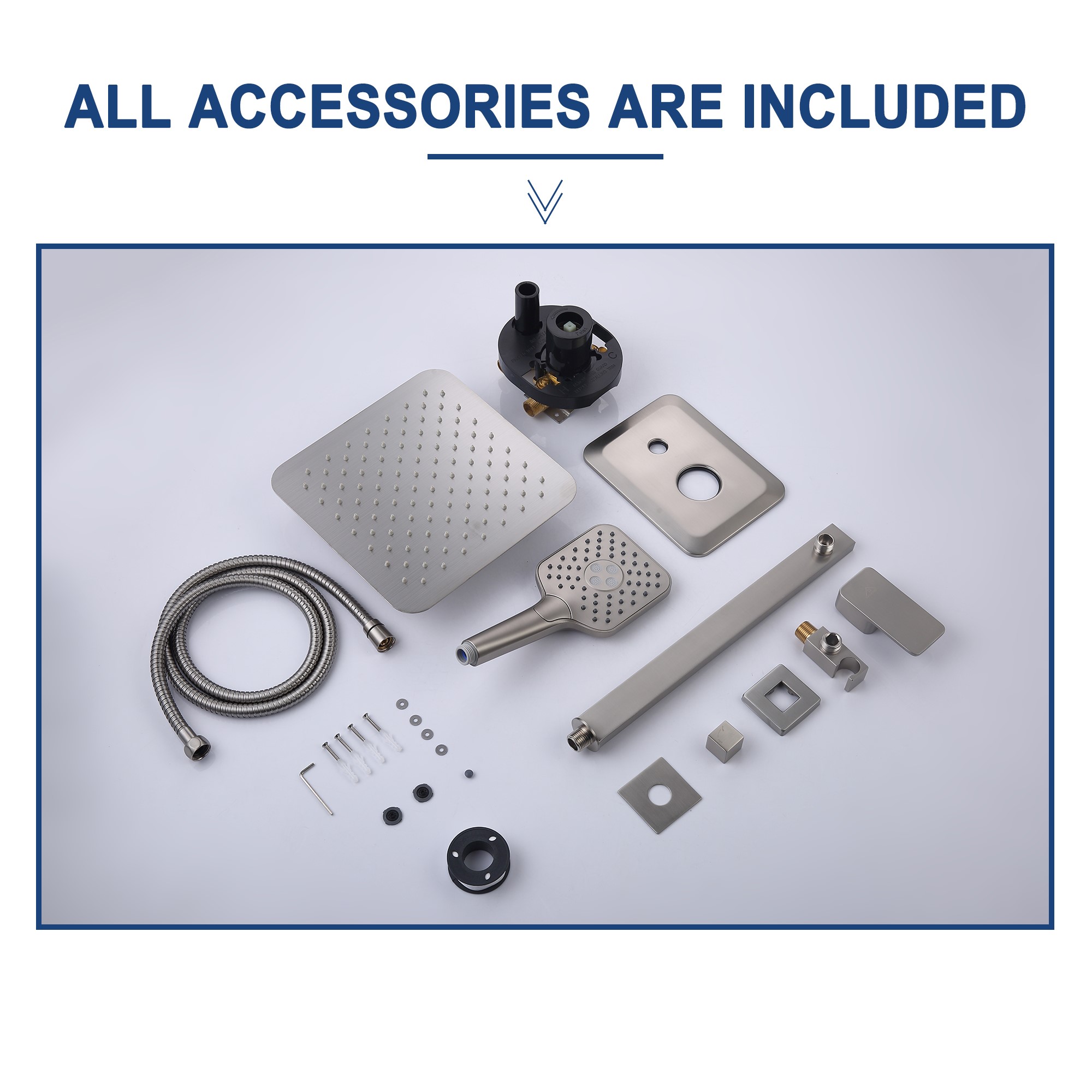 Mondawe AM-S133AC-10BN Showerhead-Bar-Panels - View #12